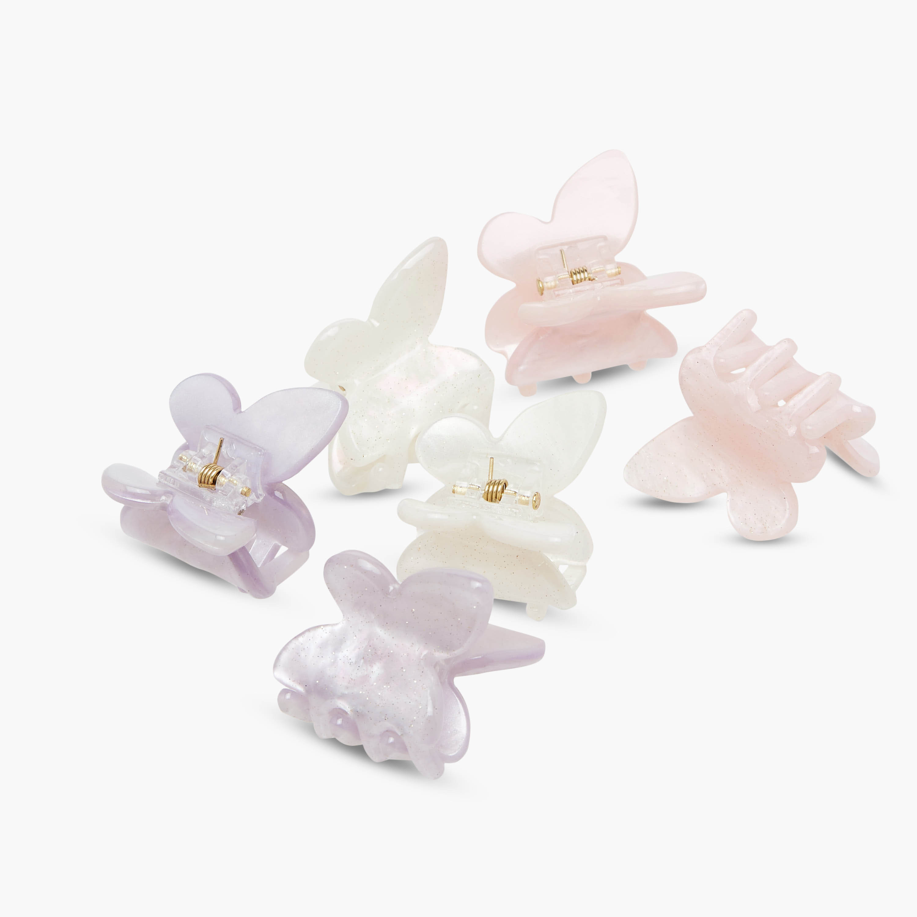 Pack of 6 Charmz Hair Clamp with Butterfly Design-girls-accessories-hairaccessories-image-6