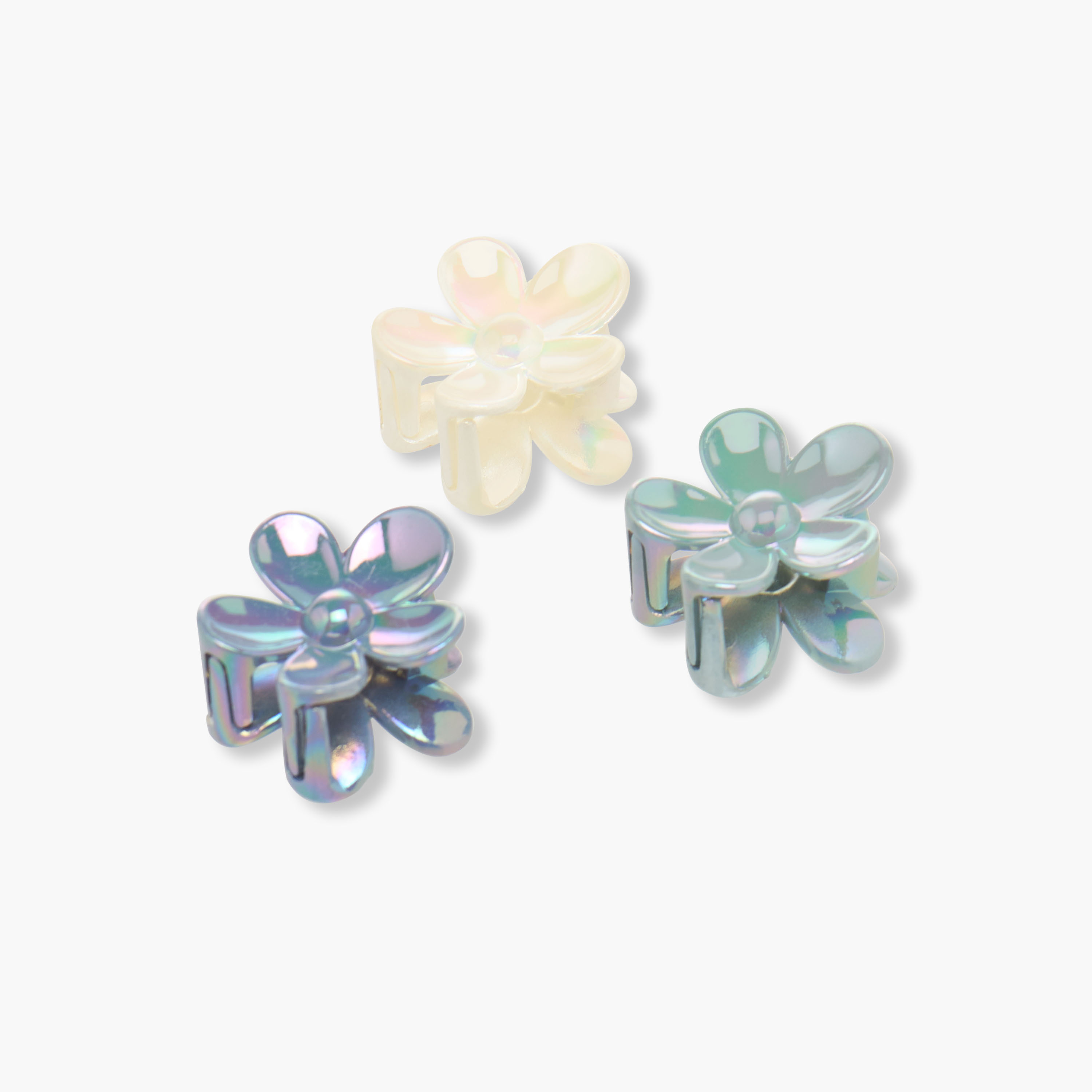 Pack of 6 Charmz Hair Clamp with Floral Design-girls-accessories-hairaccessories-image-5