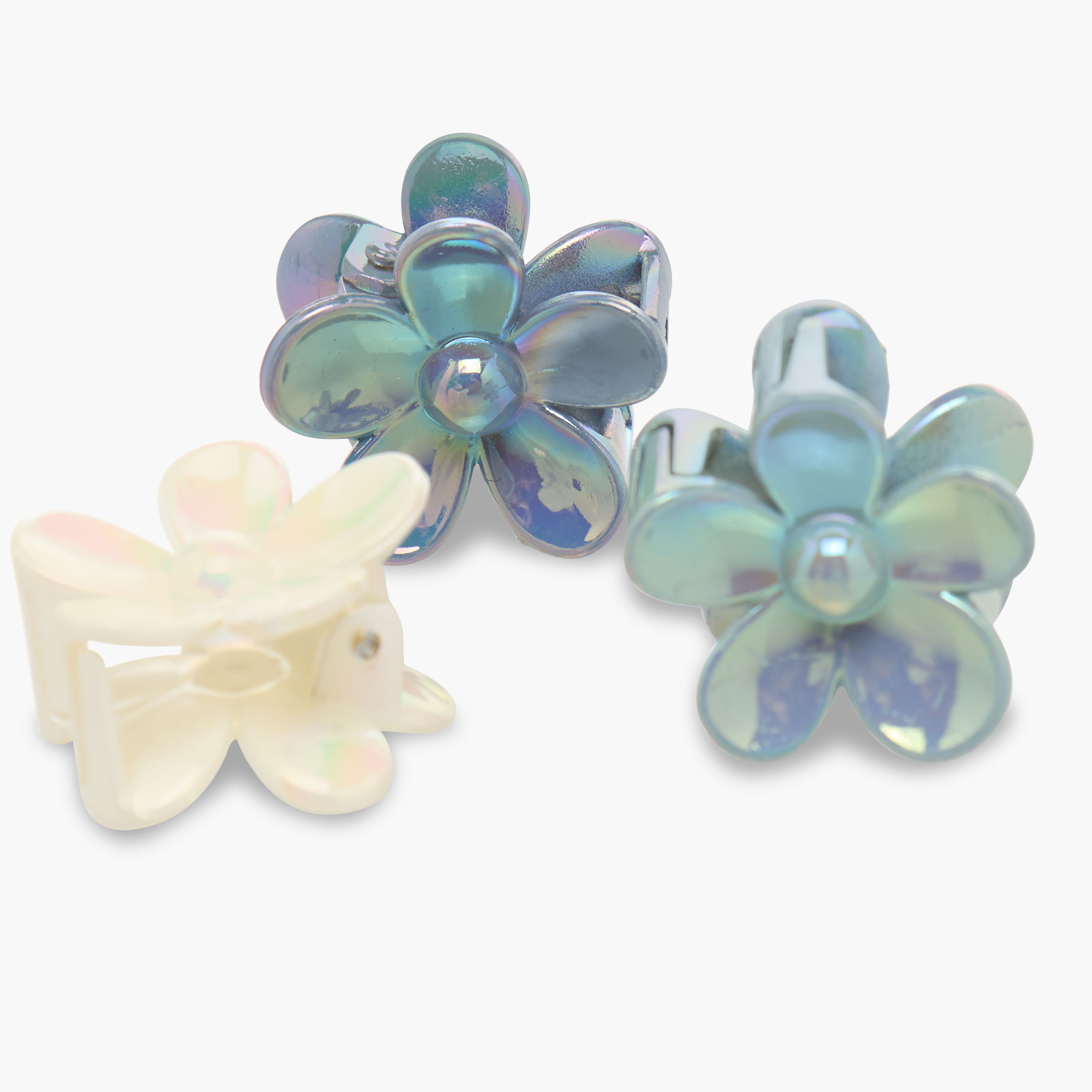 Pack of 6 Charmz Hair Clamp with Floral Design-girls-accessories-hairaccessories-image-6