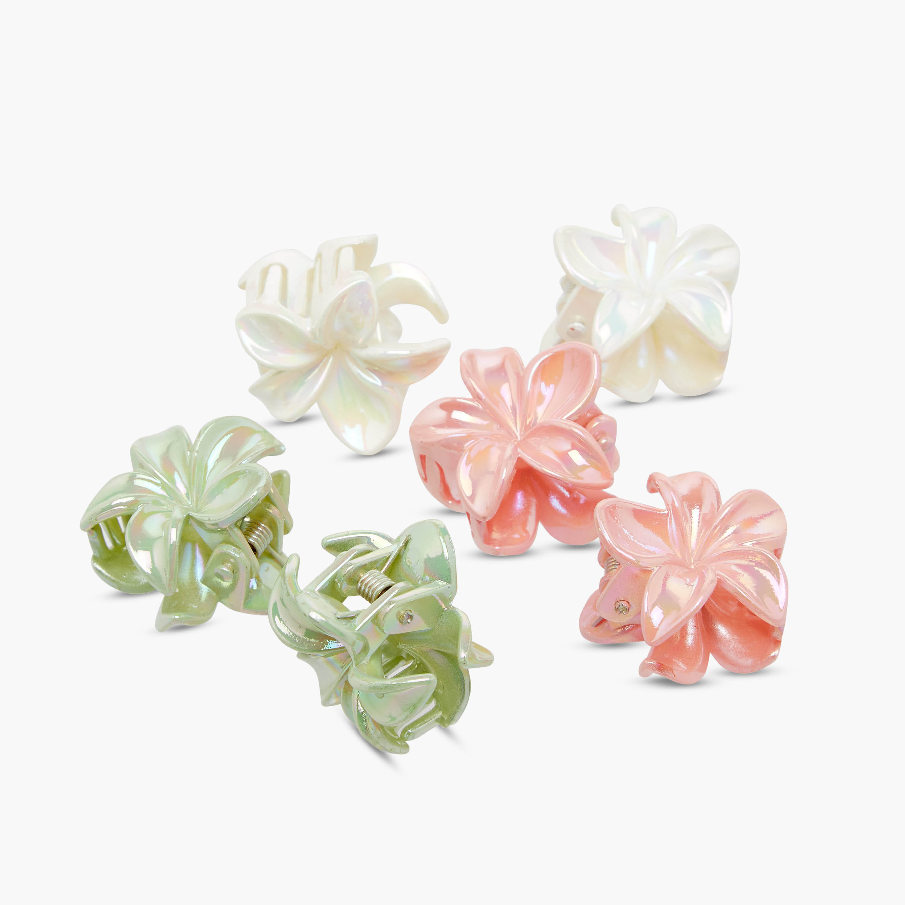 Pack of 6 Charmz Hair Clamp with Floral Shape-girls-accessories-hairaccessories-image-6