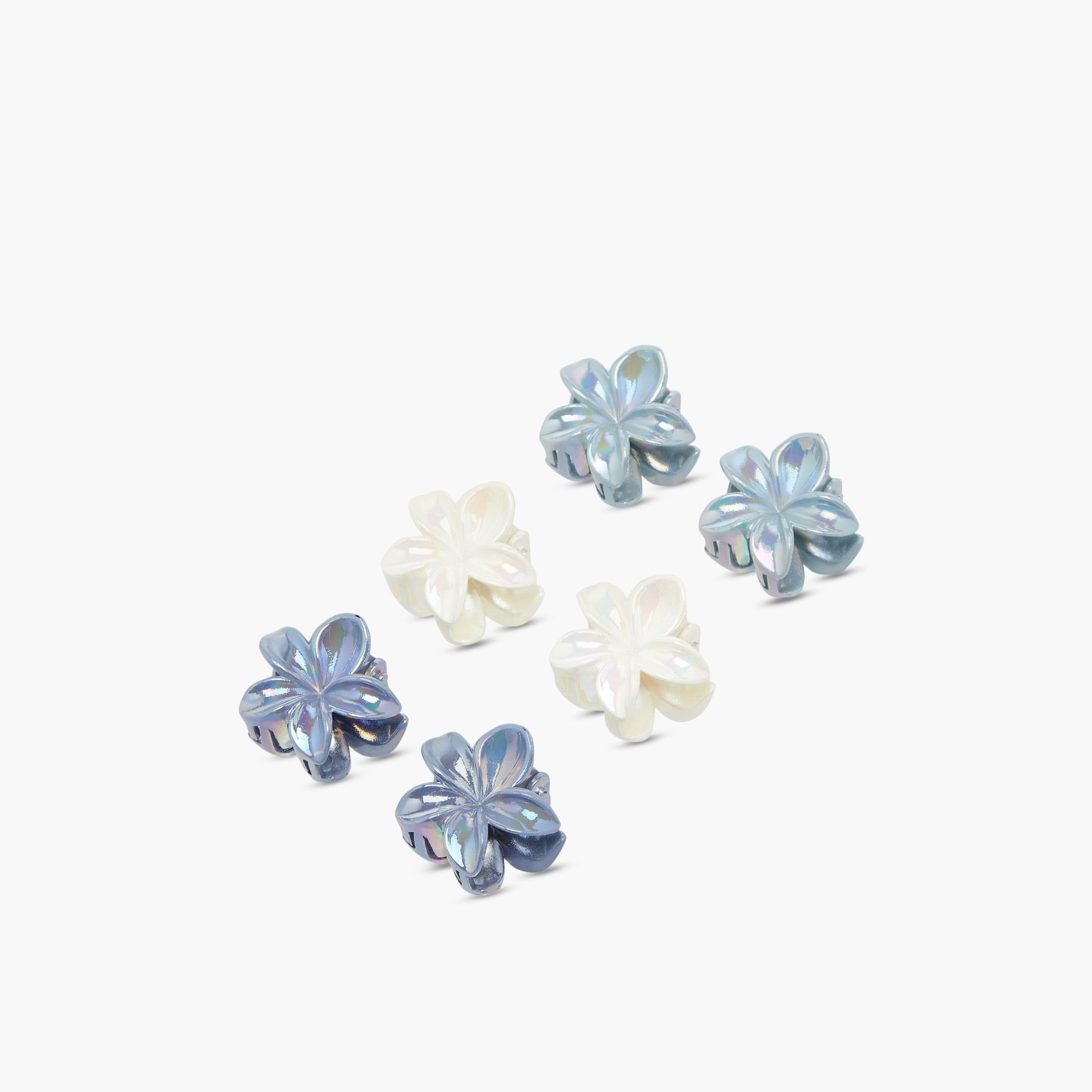 Pack of 6 Charmz Hair Clamp with Floral Shape-girls-accessories-hairaccessories-image-5