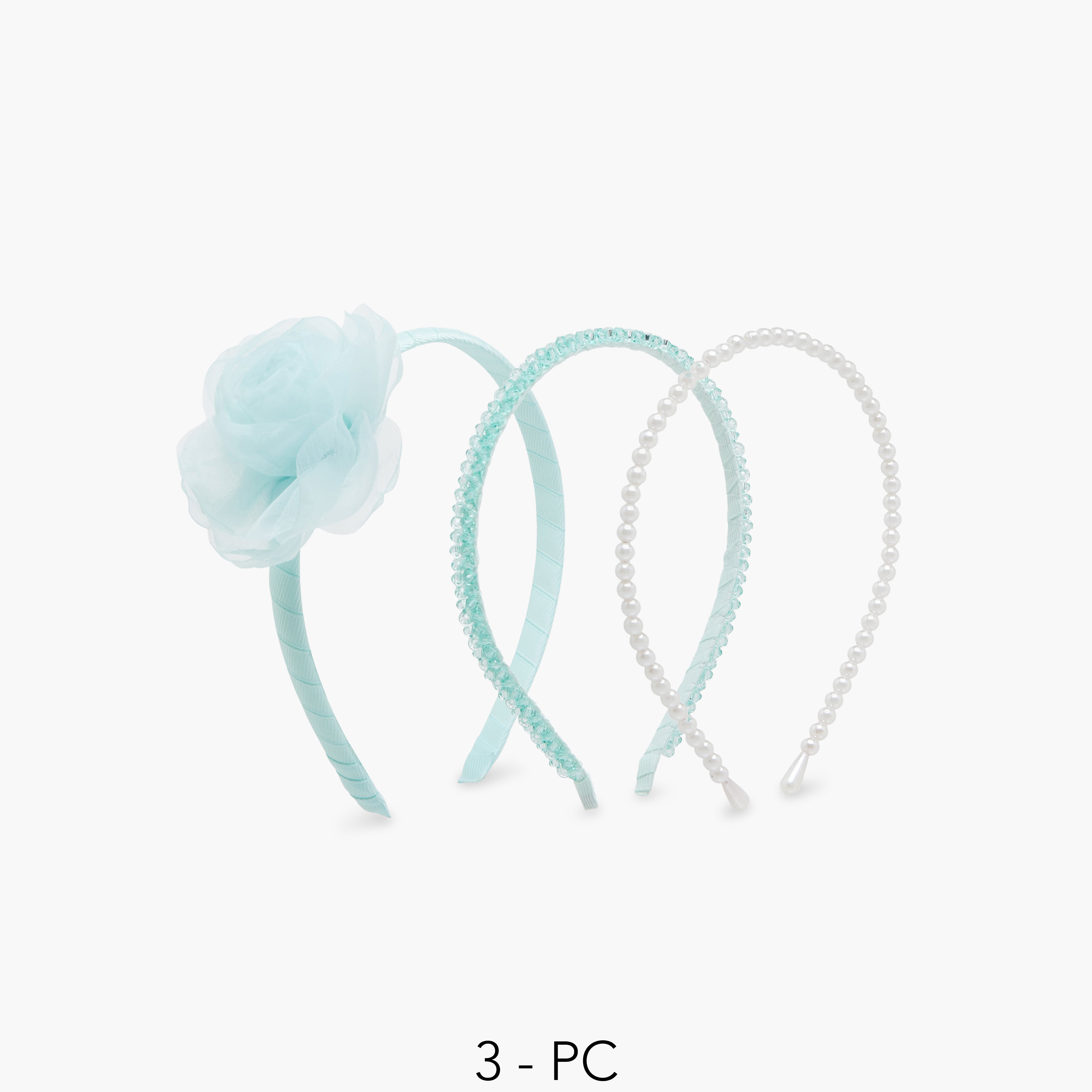 Pack of 3 Charmz Hairband with Embellishment-girls-accessories-hairaccessories-image-1