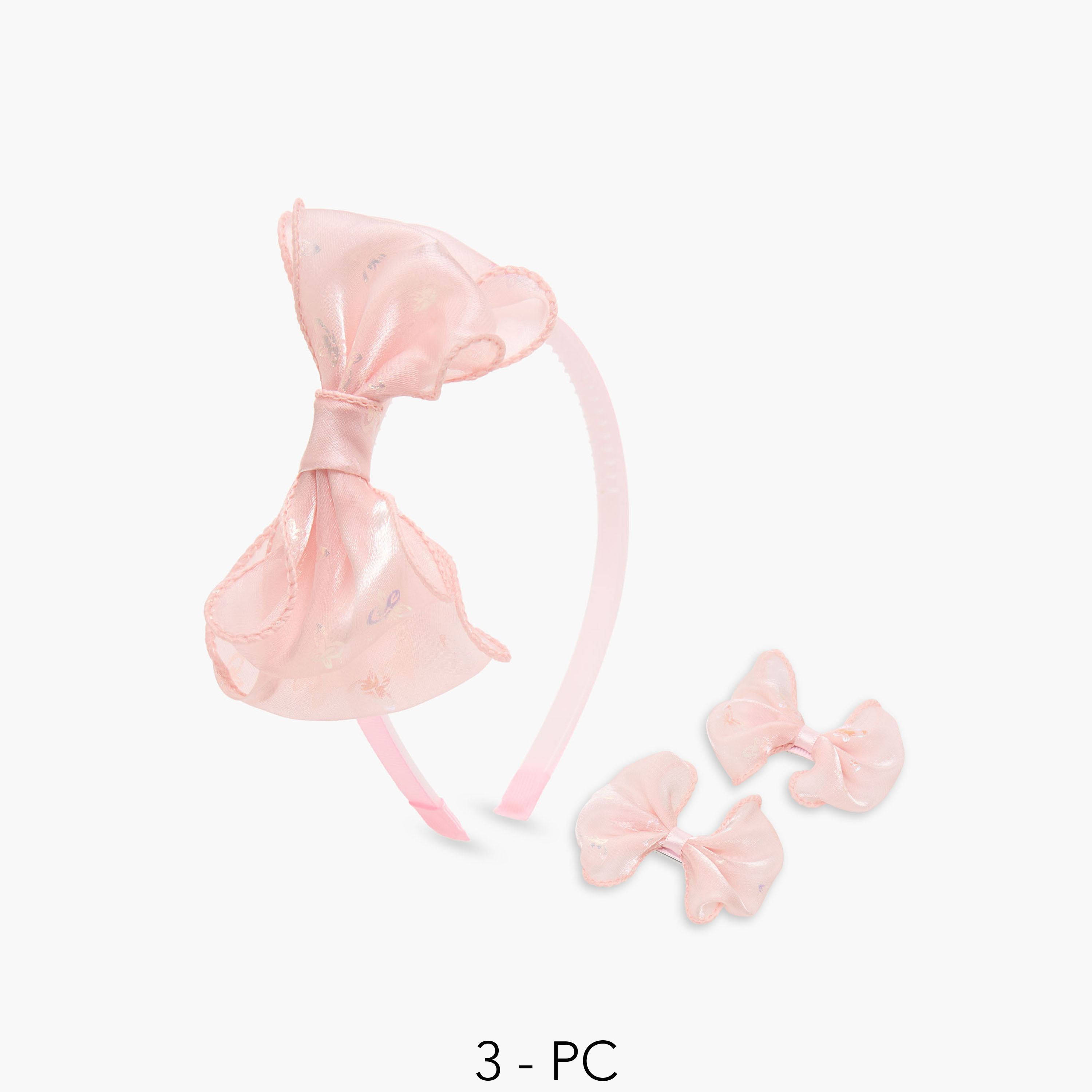 Set of 3 Charmz Hairband and Hair Clip-girls-accessories-hairaccessories-image-1