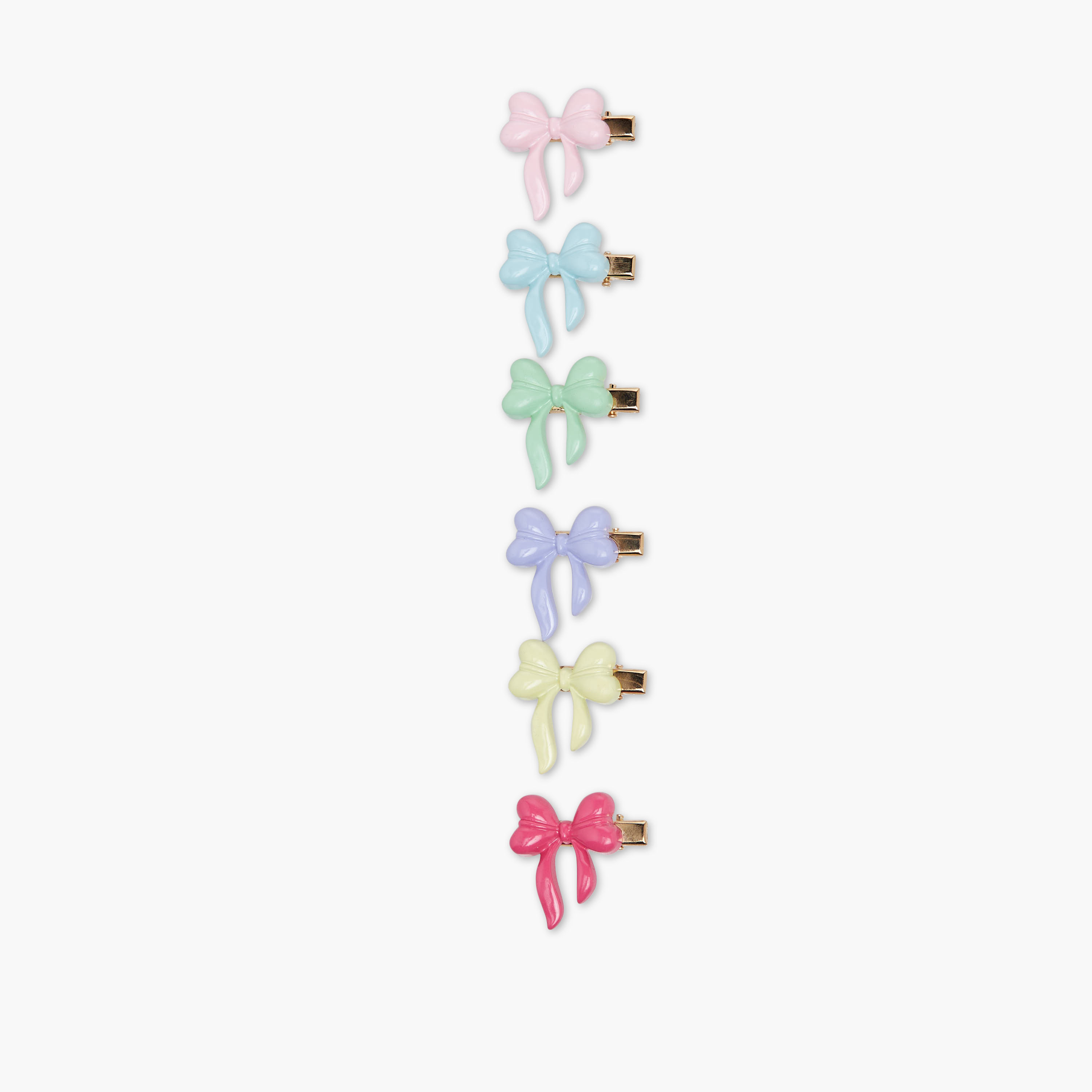 Pack of 6 Charmz Hair Clip with Bow Accent-girls-accessories-hairaccessories-image-2