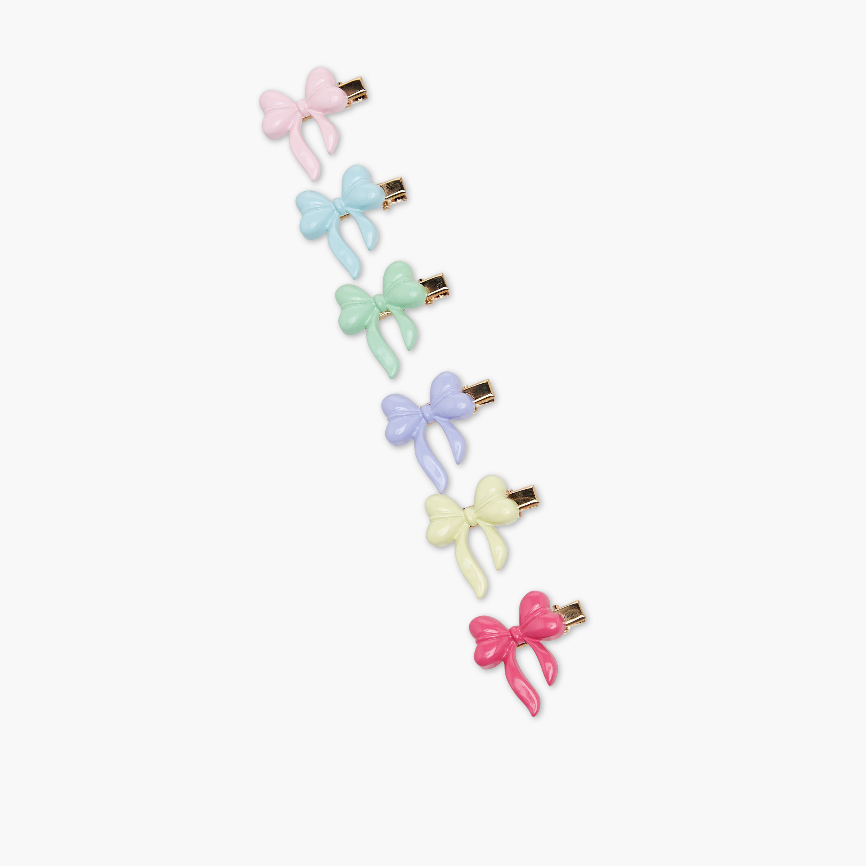 Pack of 6 Charmz Hair Clip with Bow Accent-girls-accessories-hairaccessories-image-3