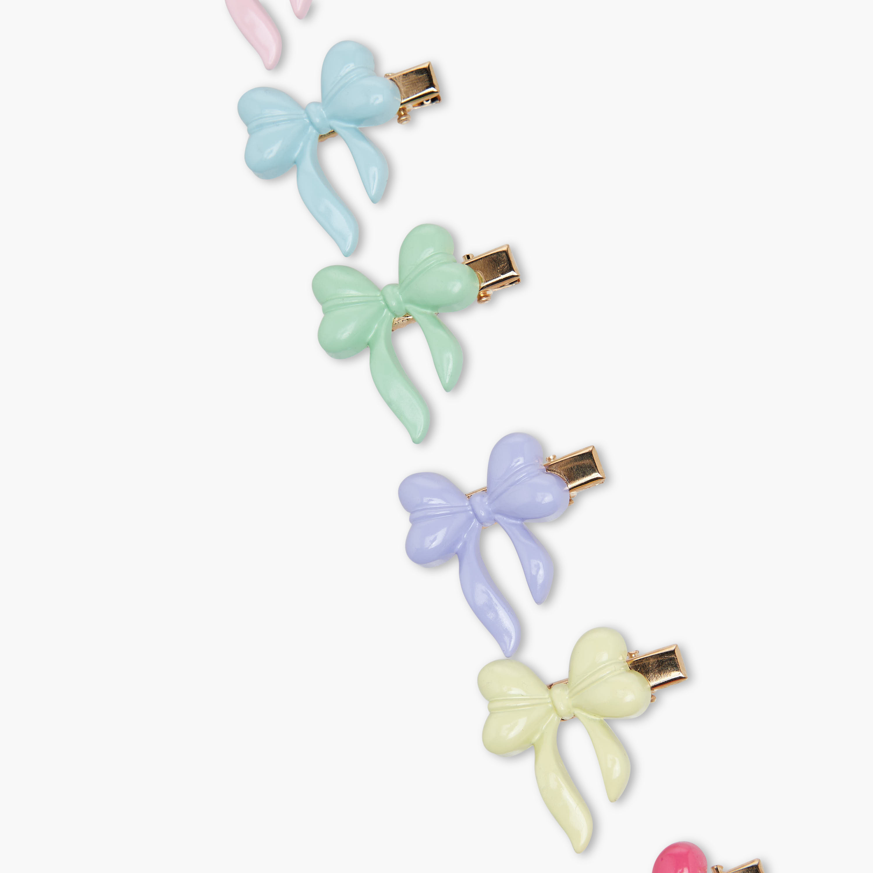 Pack of 6 Charmz Hair Clip with Bow Accent-girls-accessories-hairaccessories-image-4