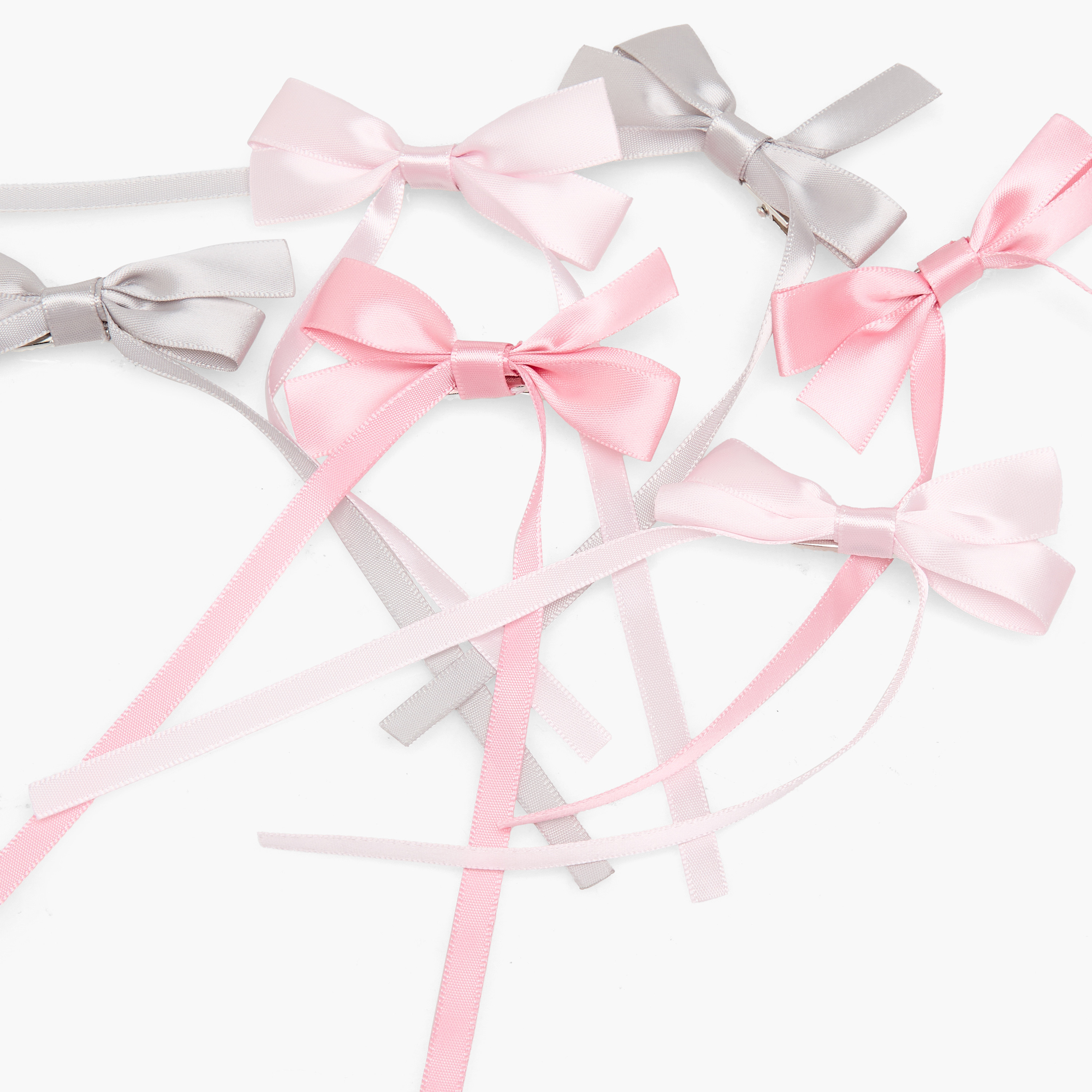 مشابك شعر 6 قطع وزينة فيونكة من تشارمزر-girls-accessories-hairaccessories-image-5