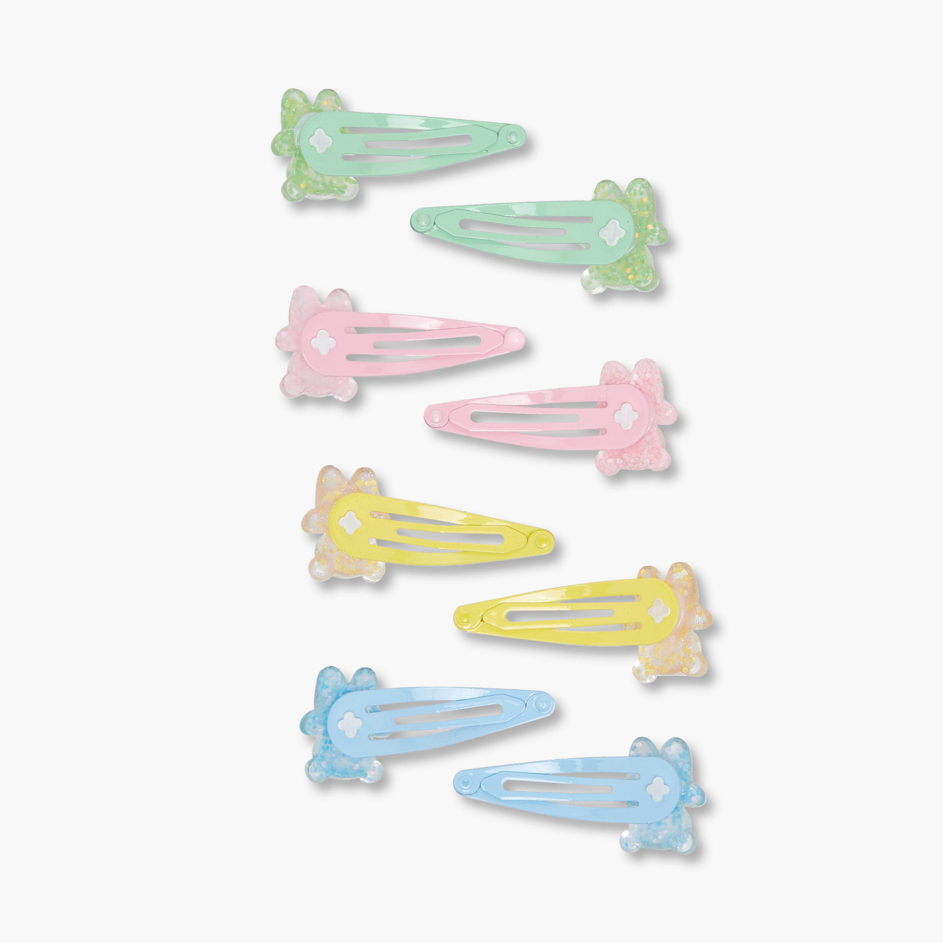Pack of 8 Charmz Hair Clip with Bear Accent-girls-accessories-hairaccessories-image-3