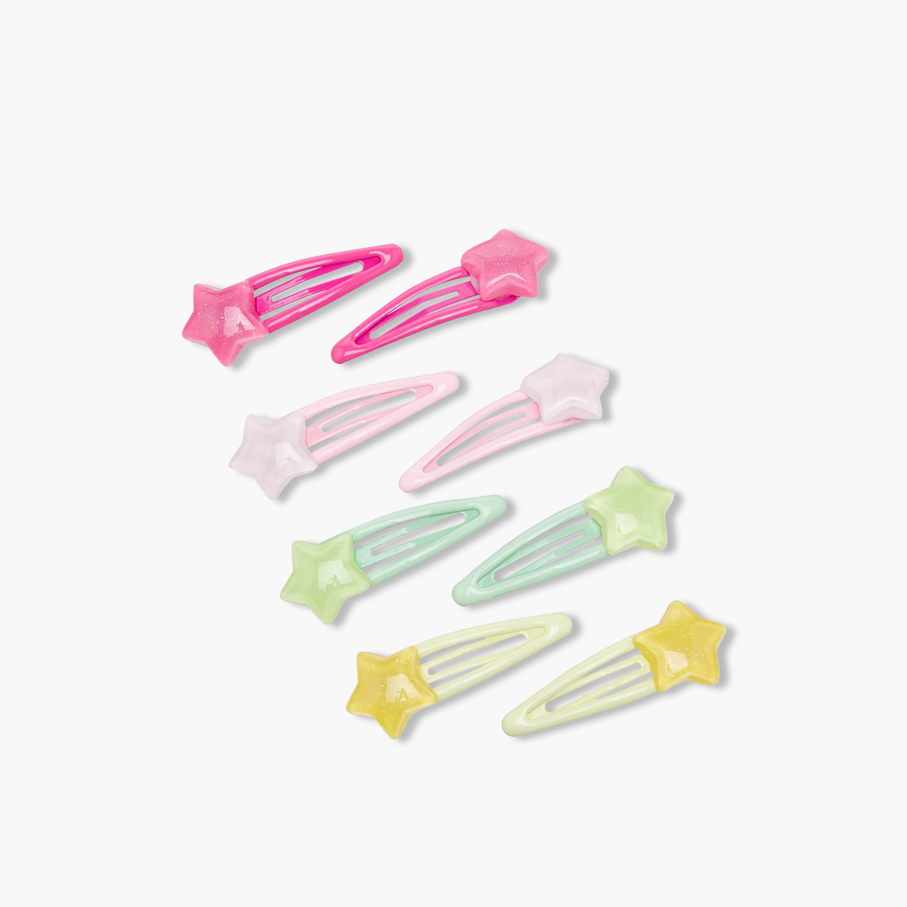 Pack of 8 Charmz Hair Clip with Star Accent-girls-accessories-hairaccessories-image-2
