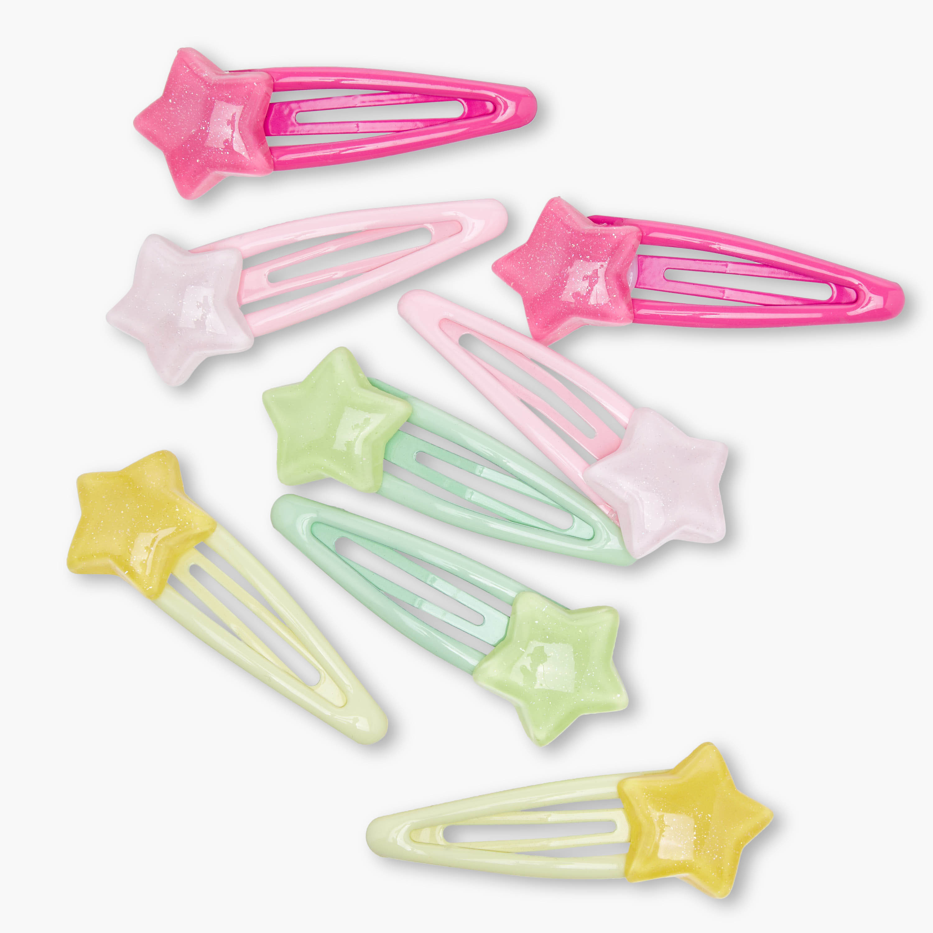Pack of 8 Charmz Hair Clip with Star Accent-girls-accessories-hairaccessories-image-4