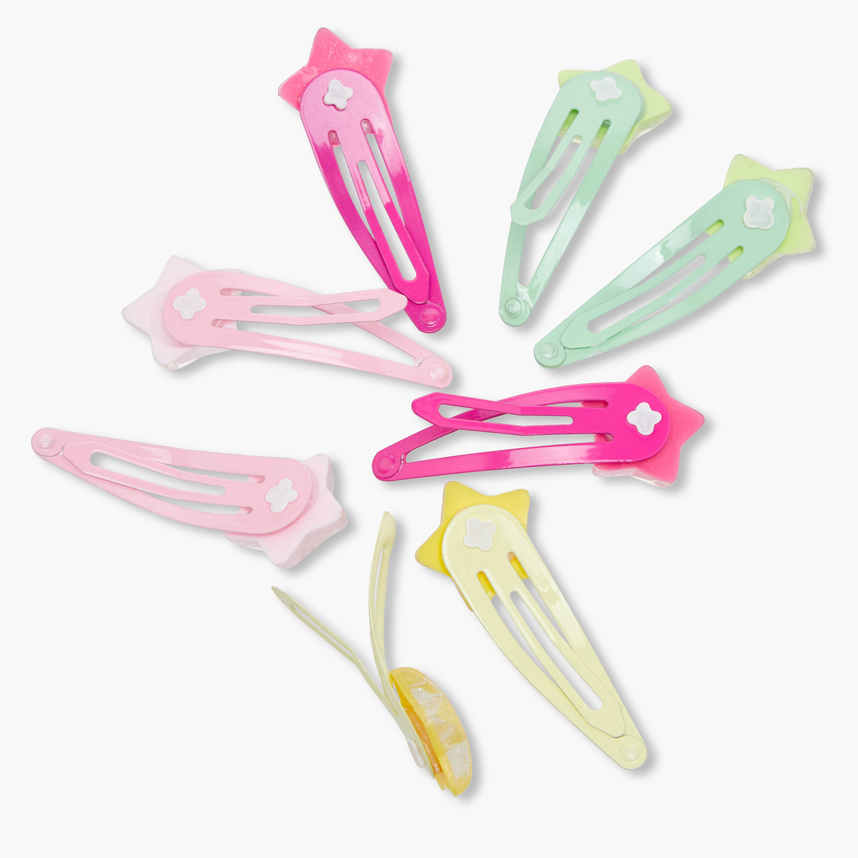 Pack of 8 Charmz Hair Clip with Star Accent-girls-accessories-hairaccessories-image-5