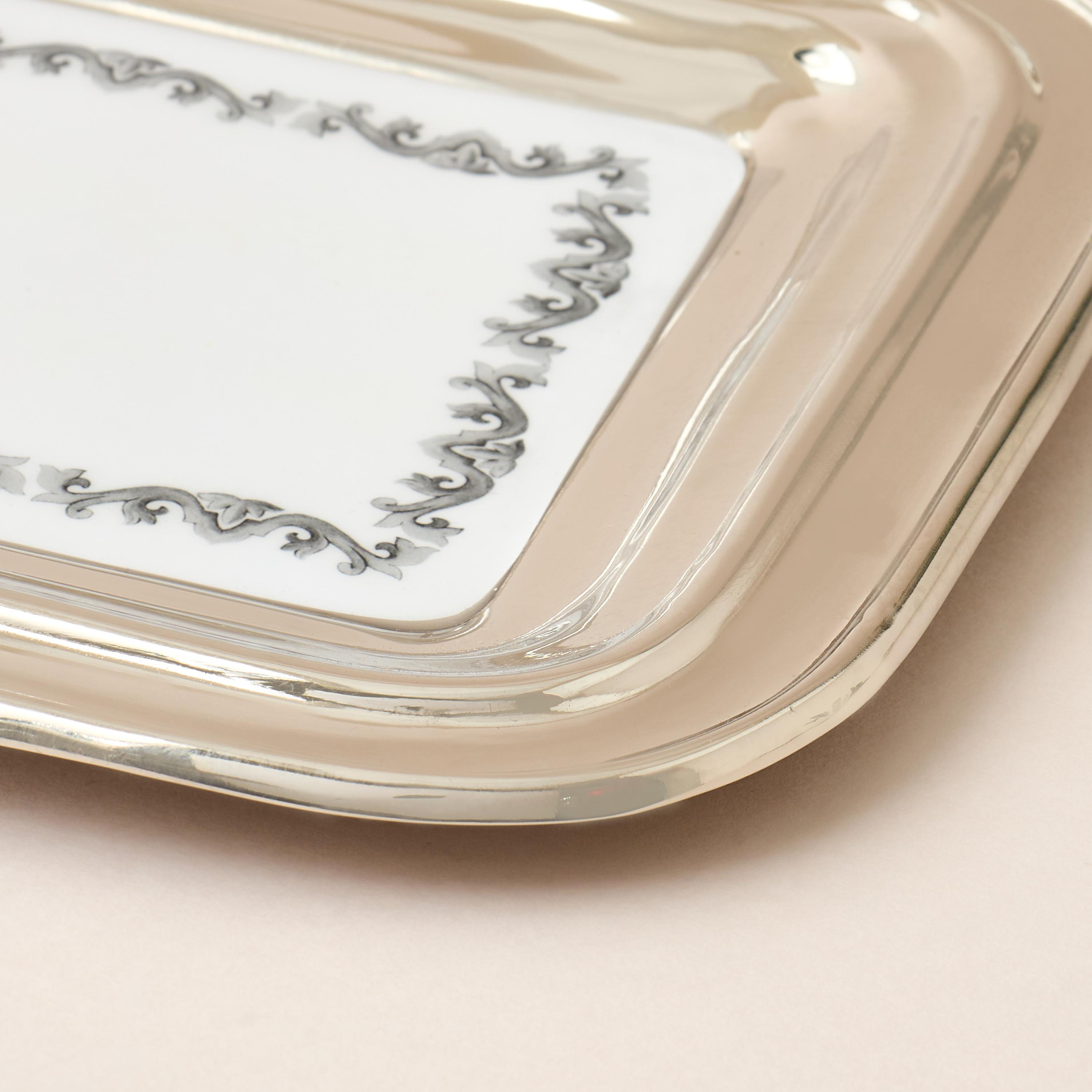 Gia Como Metal Decorative Tray - 38 cms-household-decor-boxesandtrays-image-4