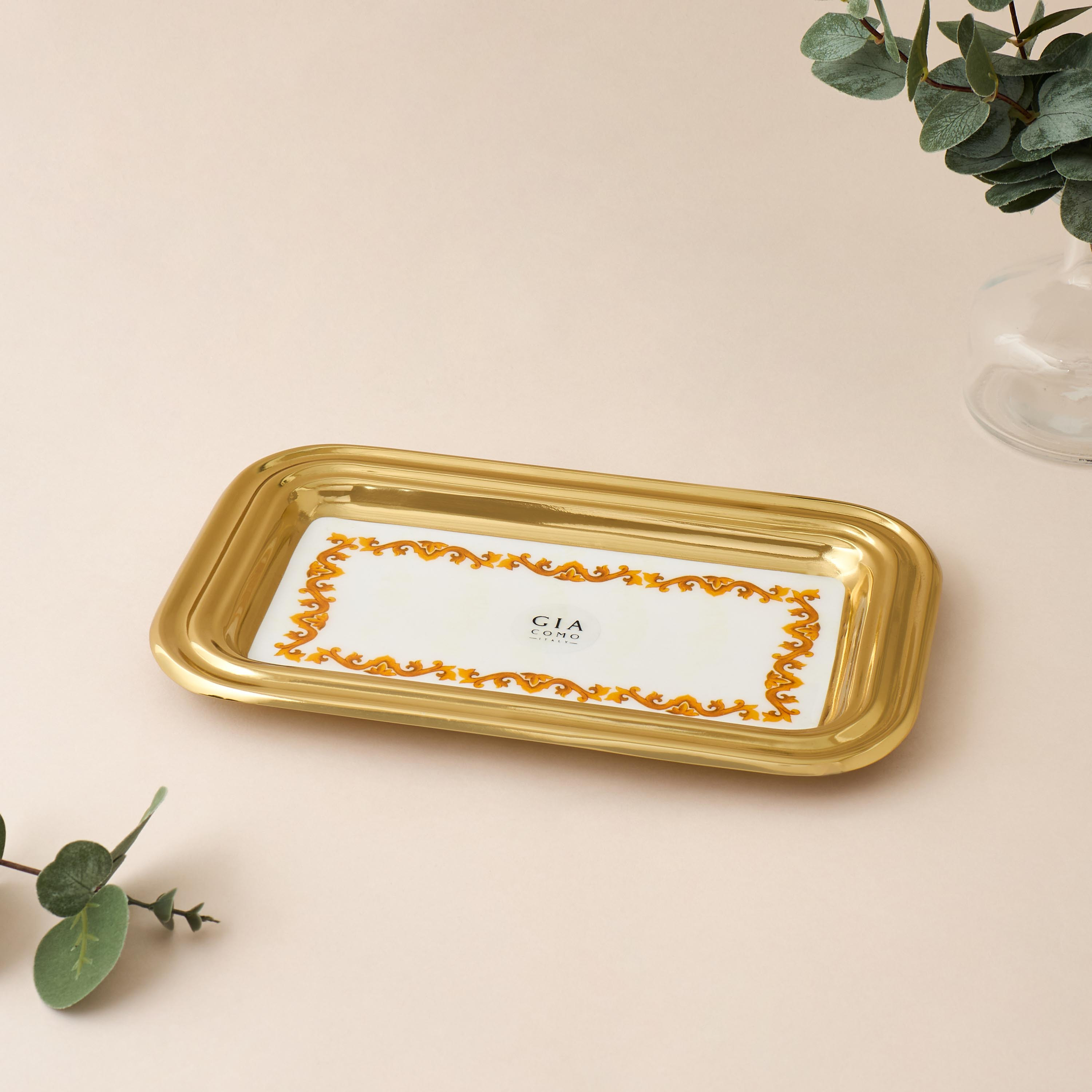 صينية ديكور معدن من جيا كومو - 27 سم-household-decor-boxesandtrays-image-2