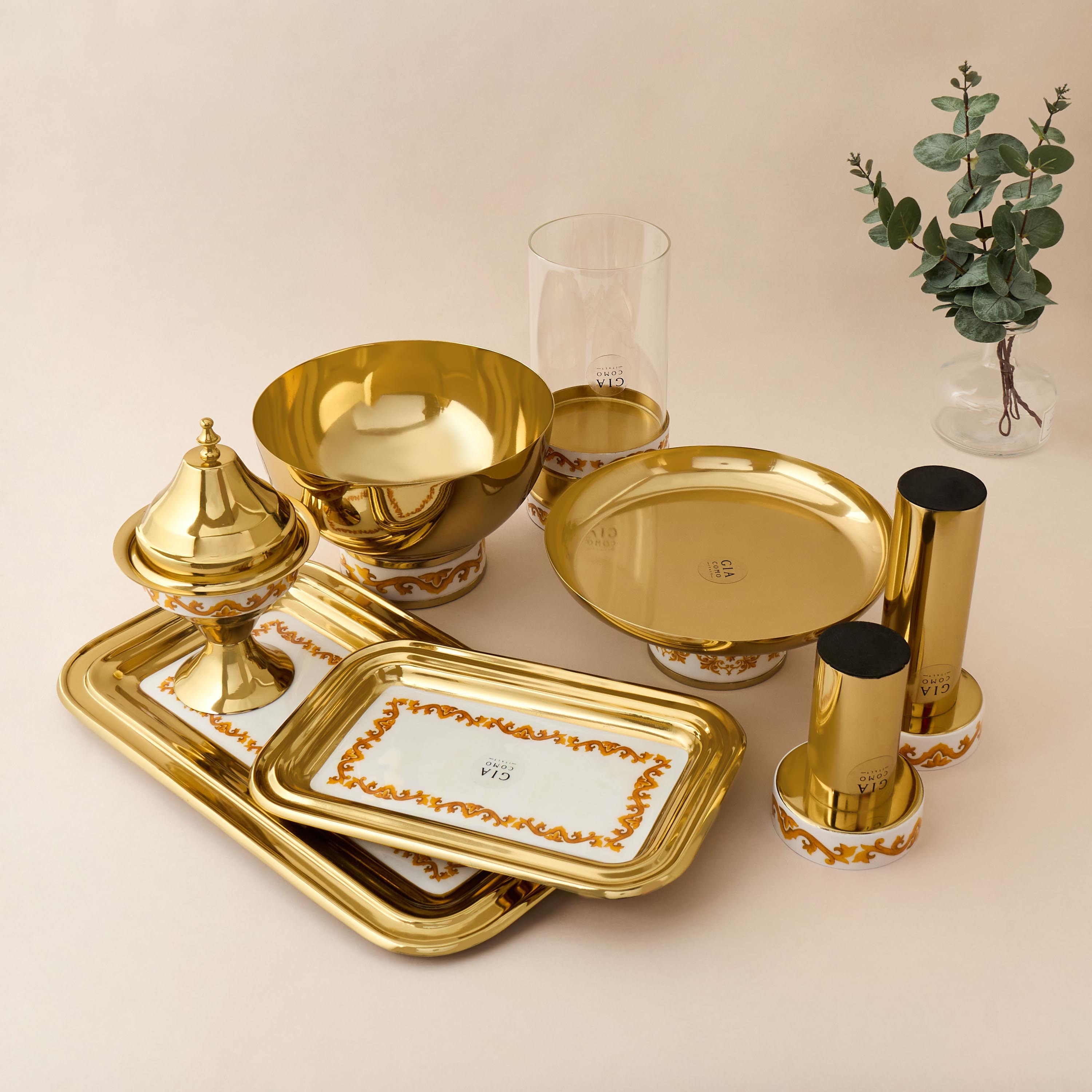 صينية ديكور معدن من جيا كومو - 27 سم-household-decor-boxesandtrays-image-5