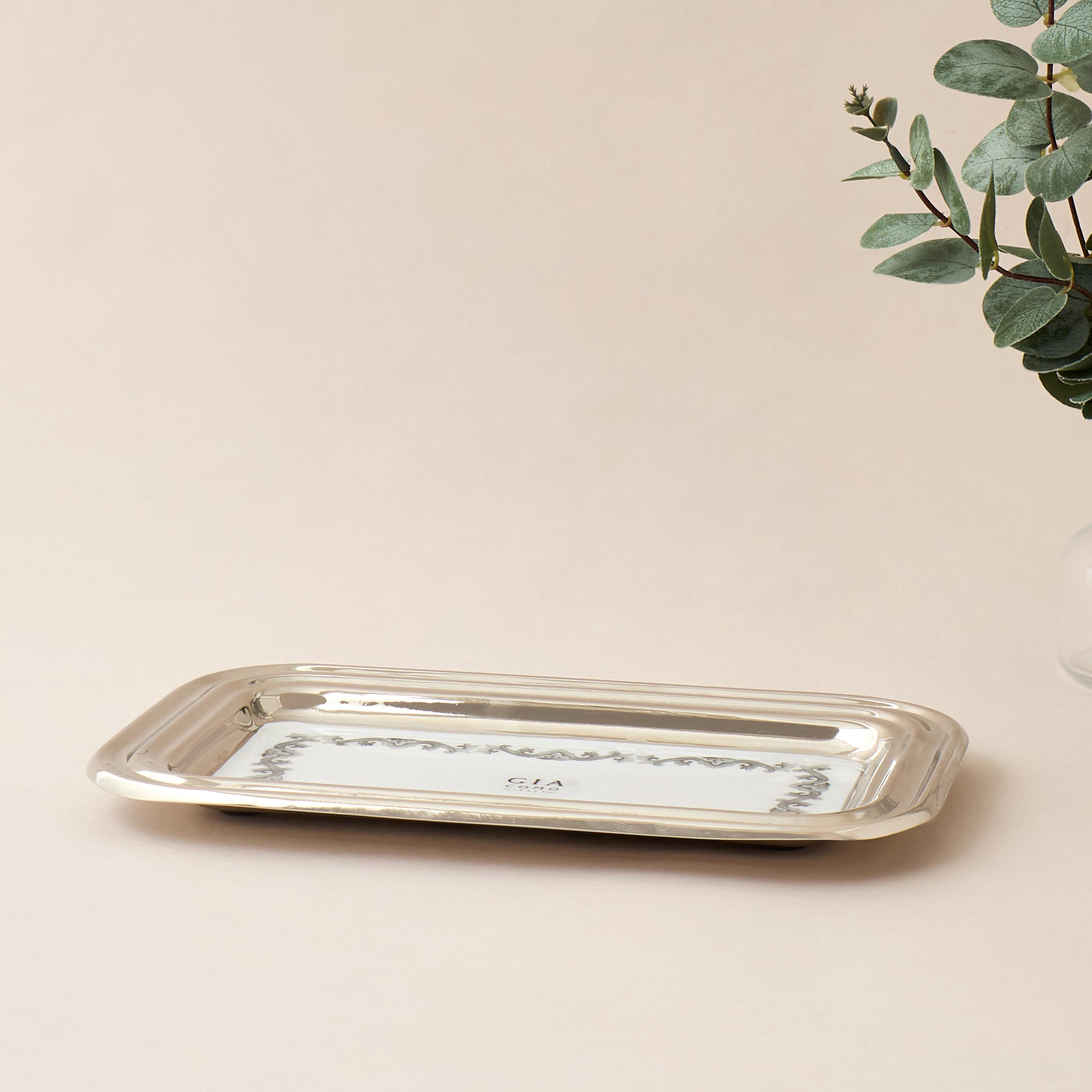 صينية ديكور معدن من جيا كومو - 27 سم-household-decor-boxesandtrays-image-1