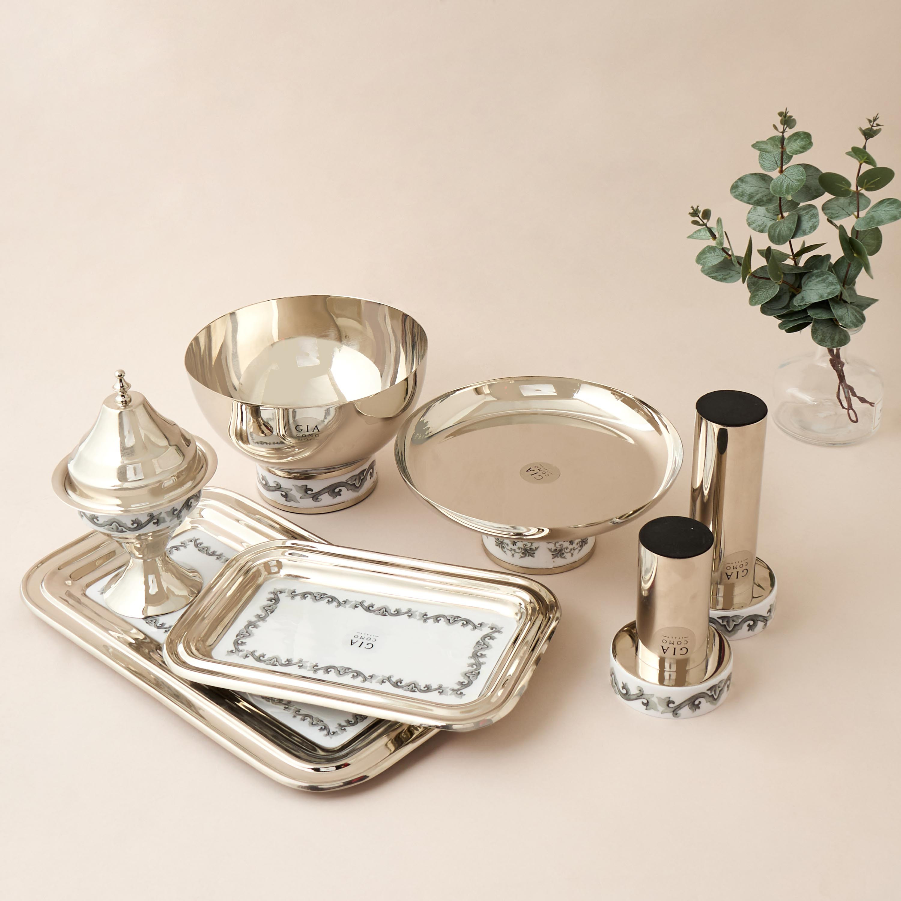 صينية ديكور معدن من جيا كومو - 27 سم-household-decor-boxesandtrays-image-5