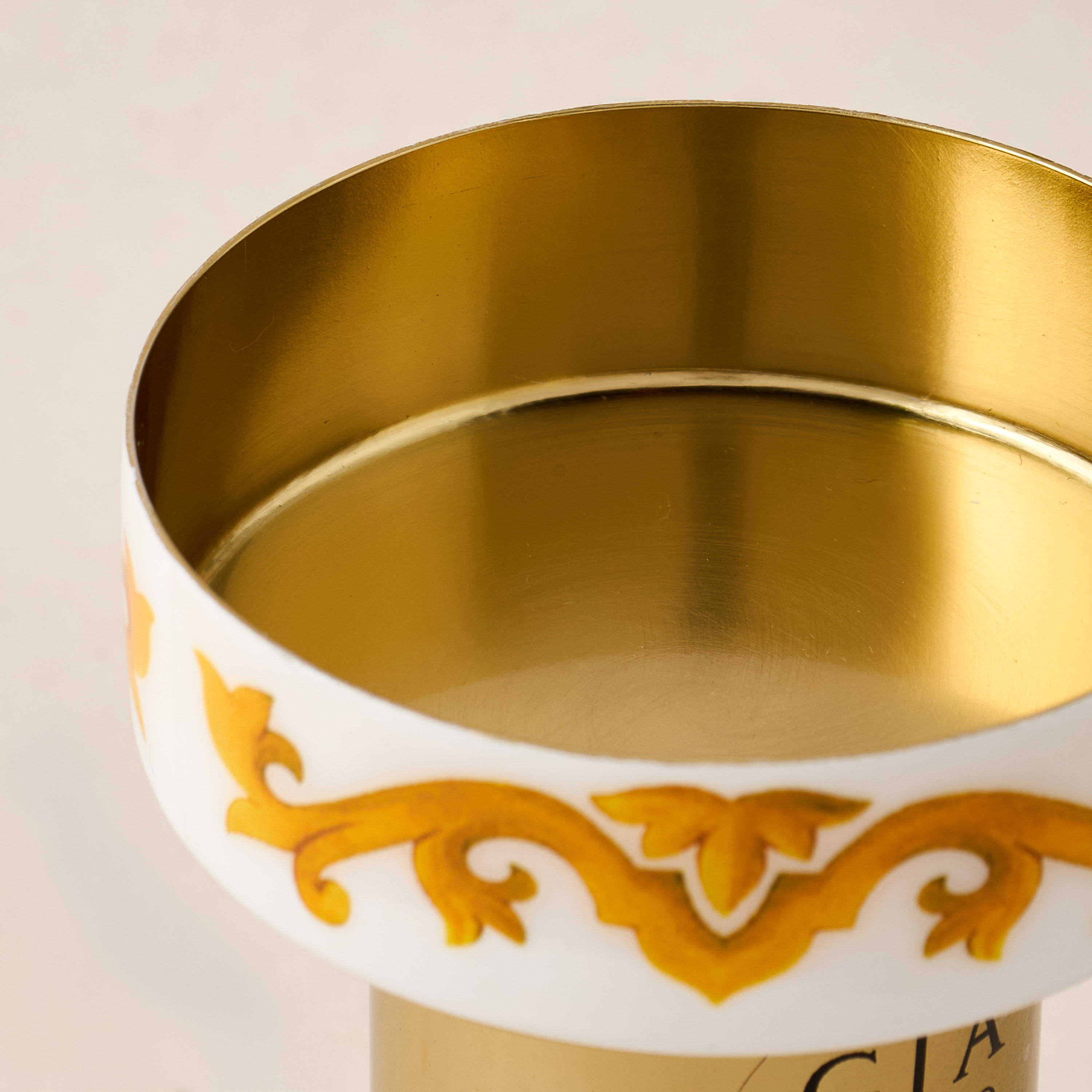 Gia Como Metallic Pillar Candleholder - 9 cms-household-decor-candleholdersandlanterns-image-3