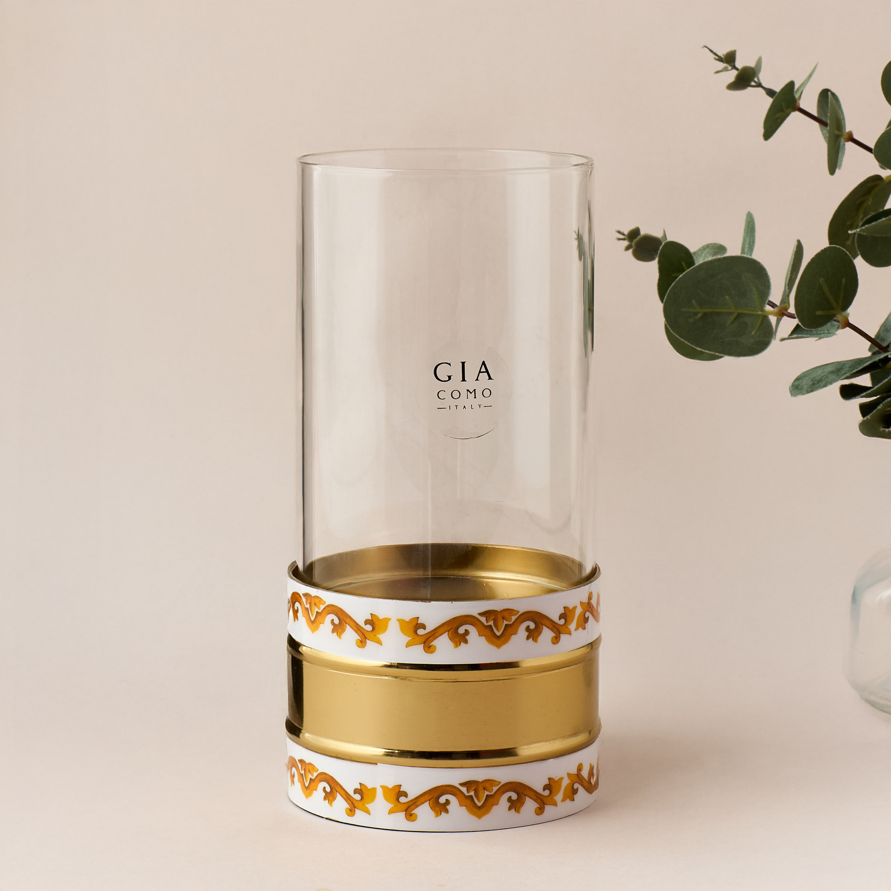 Gia Como Hurricane Candleholder - 11 cms-household-decor-candleholdersandlanterns-image-1