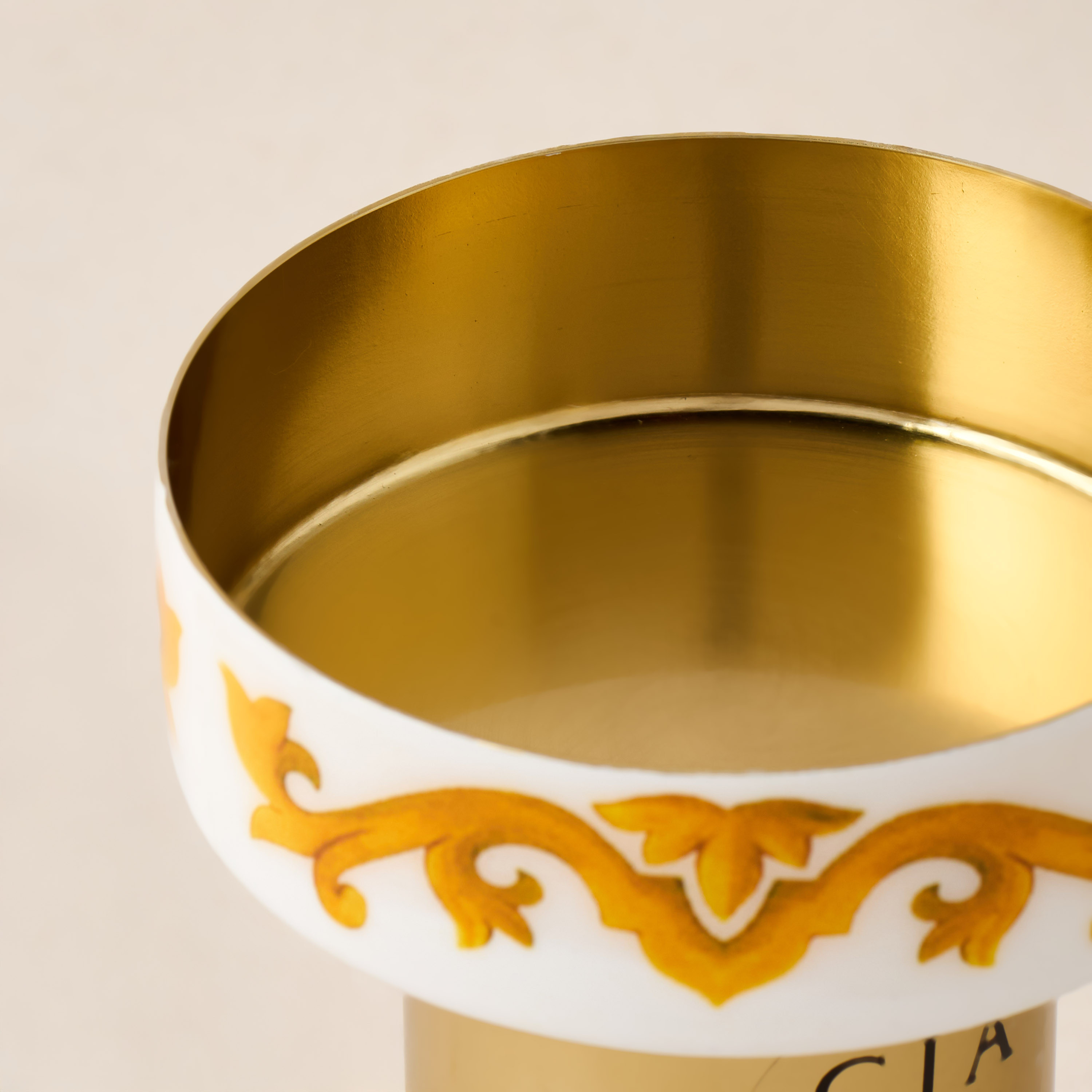 Gia Como Metallic Pillar Candleholder - 9 cms-household-decor-candleholdersandlanterns-image-3