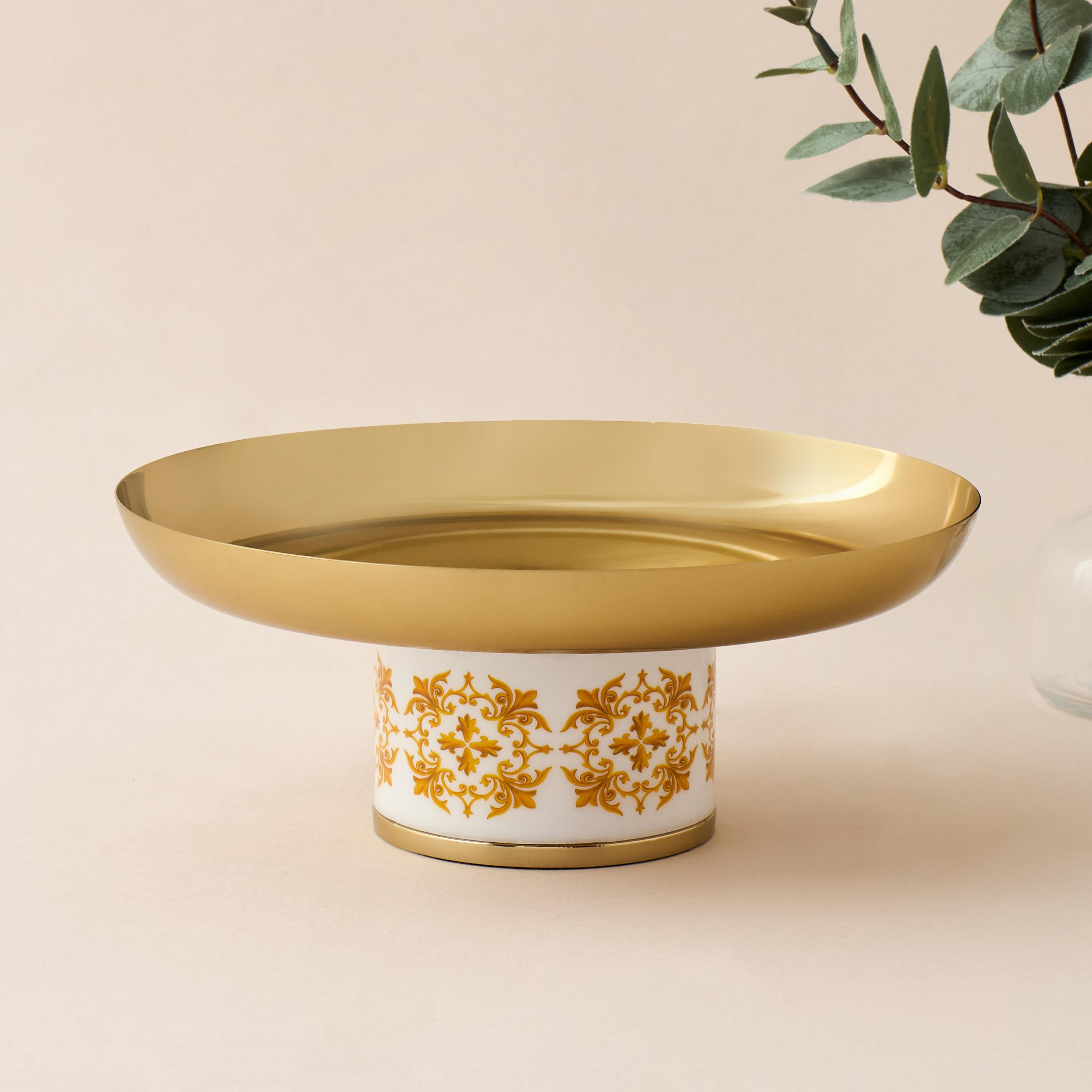 Gia Como Metallic Cake Stand - 23x12 cms-household-dining-serveware-cakestands-image-1