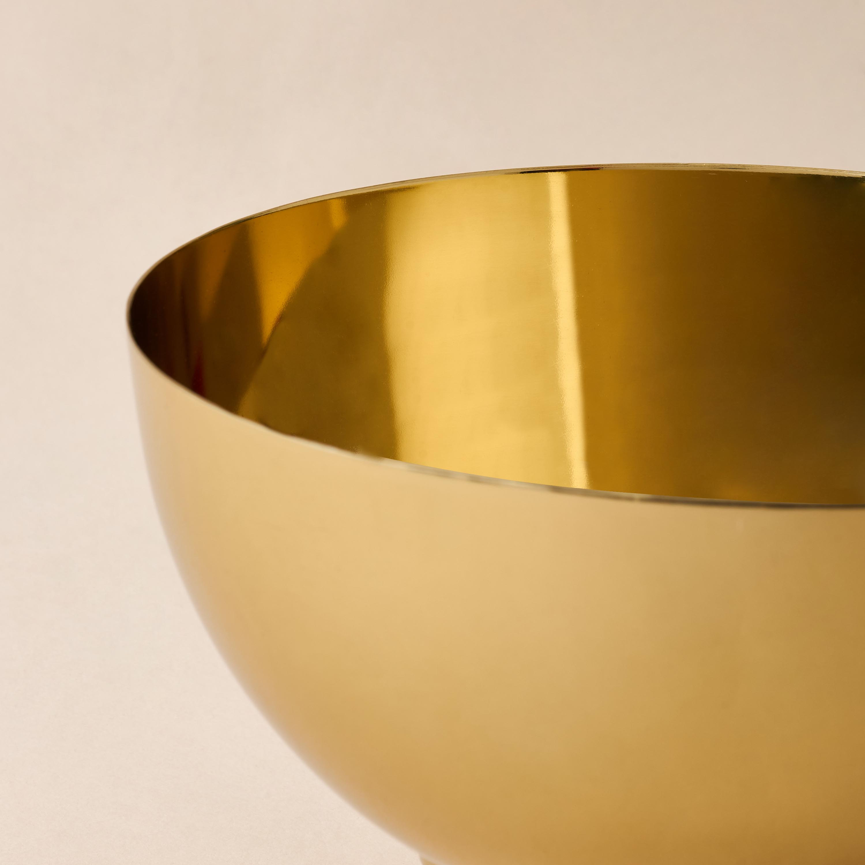 Gia Como Pedestal Metal Decorative Bowl-household-decor-vasesandbowls-image-3