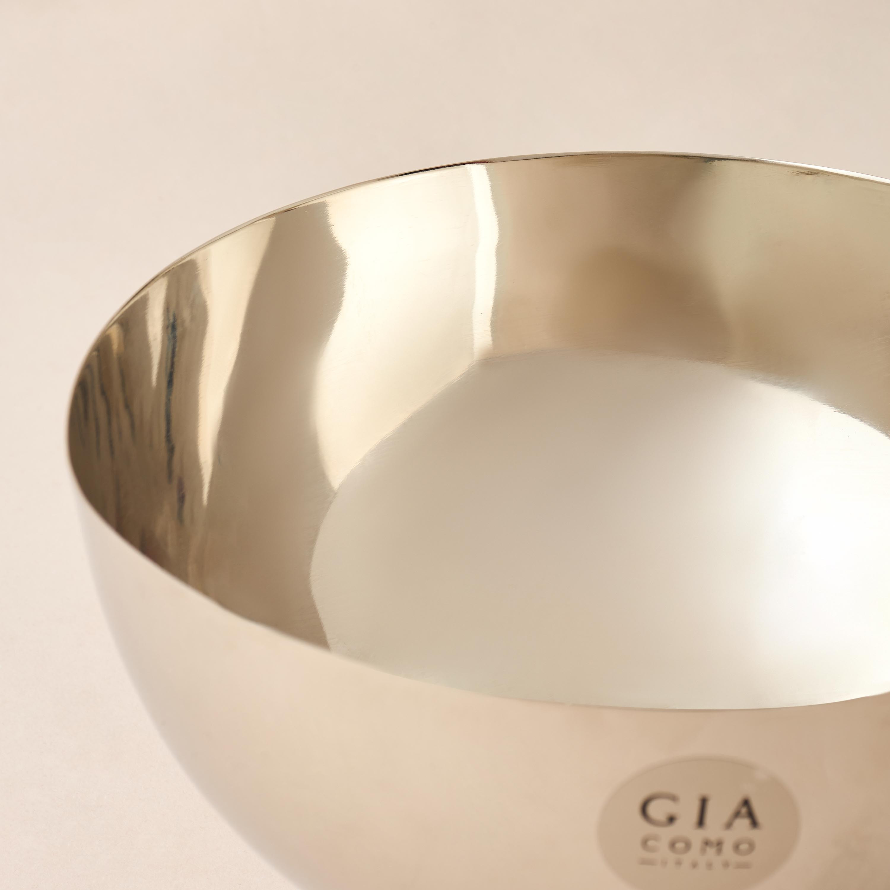 Gia Como Pedestal Metal Decorative Bowl-household-decor-vasesandbowls-image-3