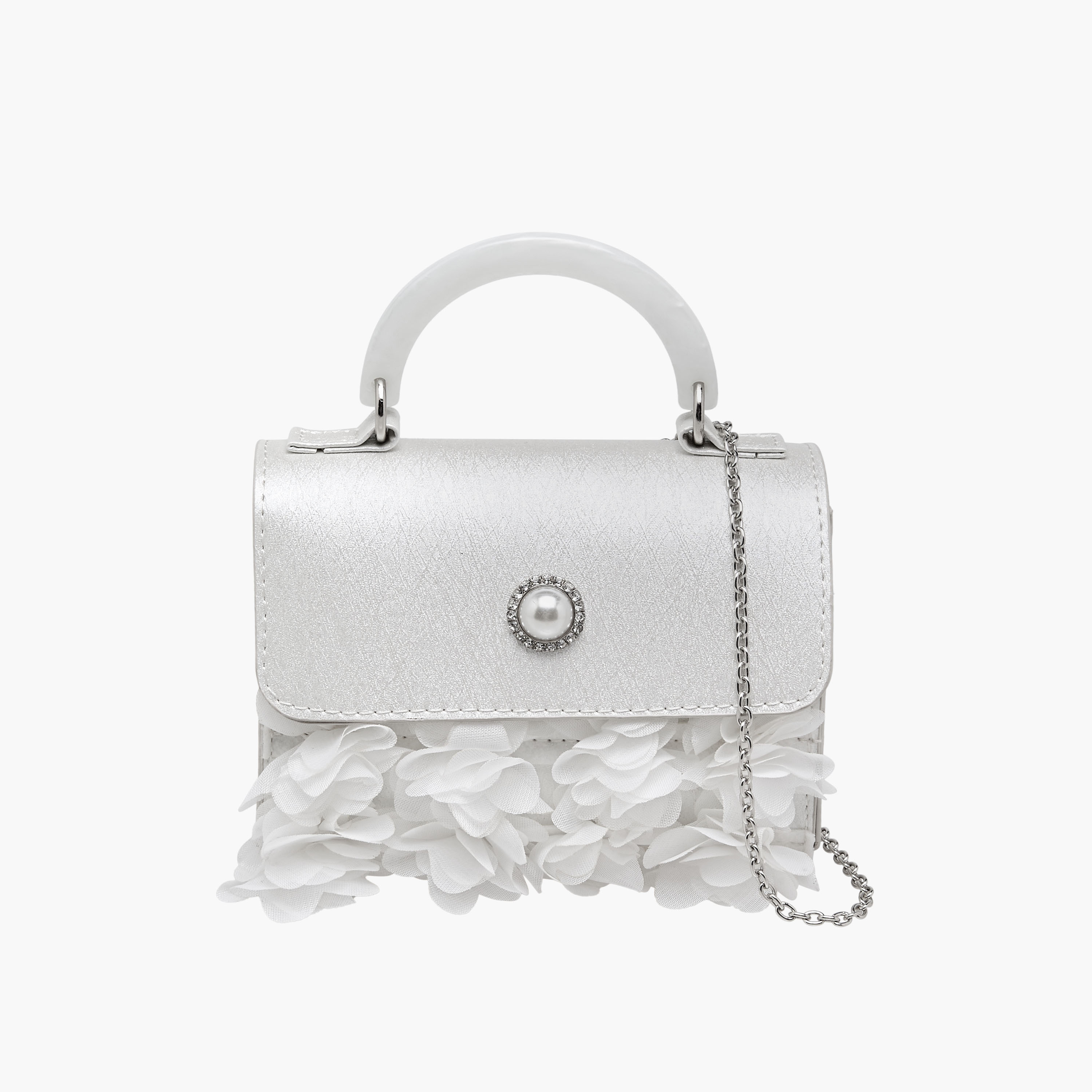 Charmz Satchel Bag with Floral Embellishments-girls-accessories-bags-image-1