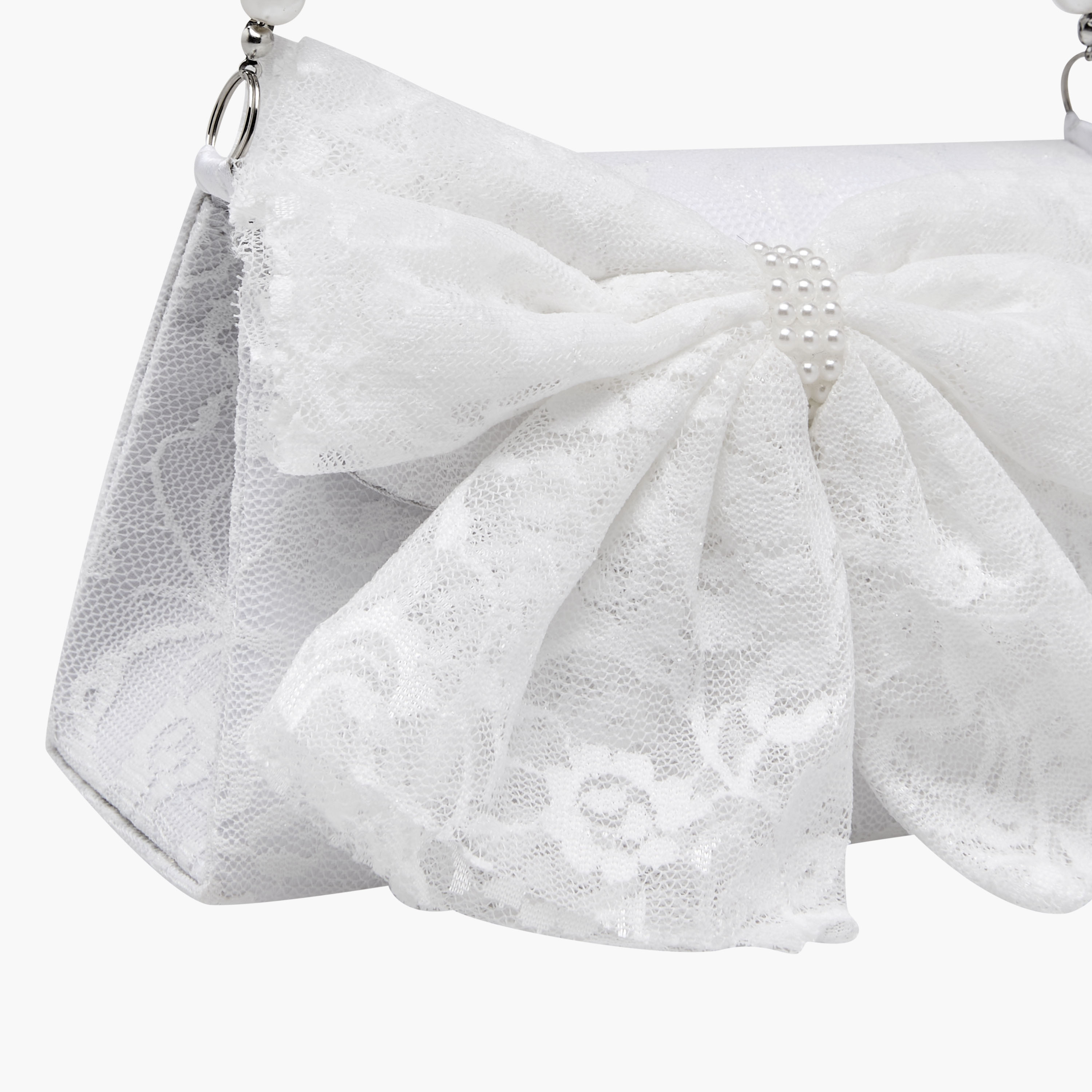 Charmz Shoulder Bag with Lace and Bow Detail-girls-accessories-bags-image-4