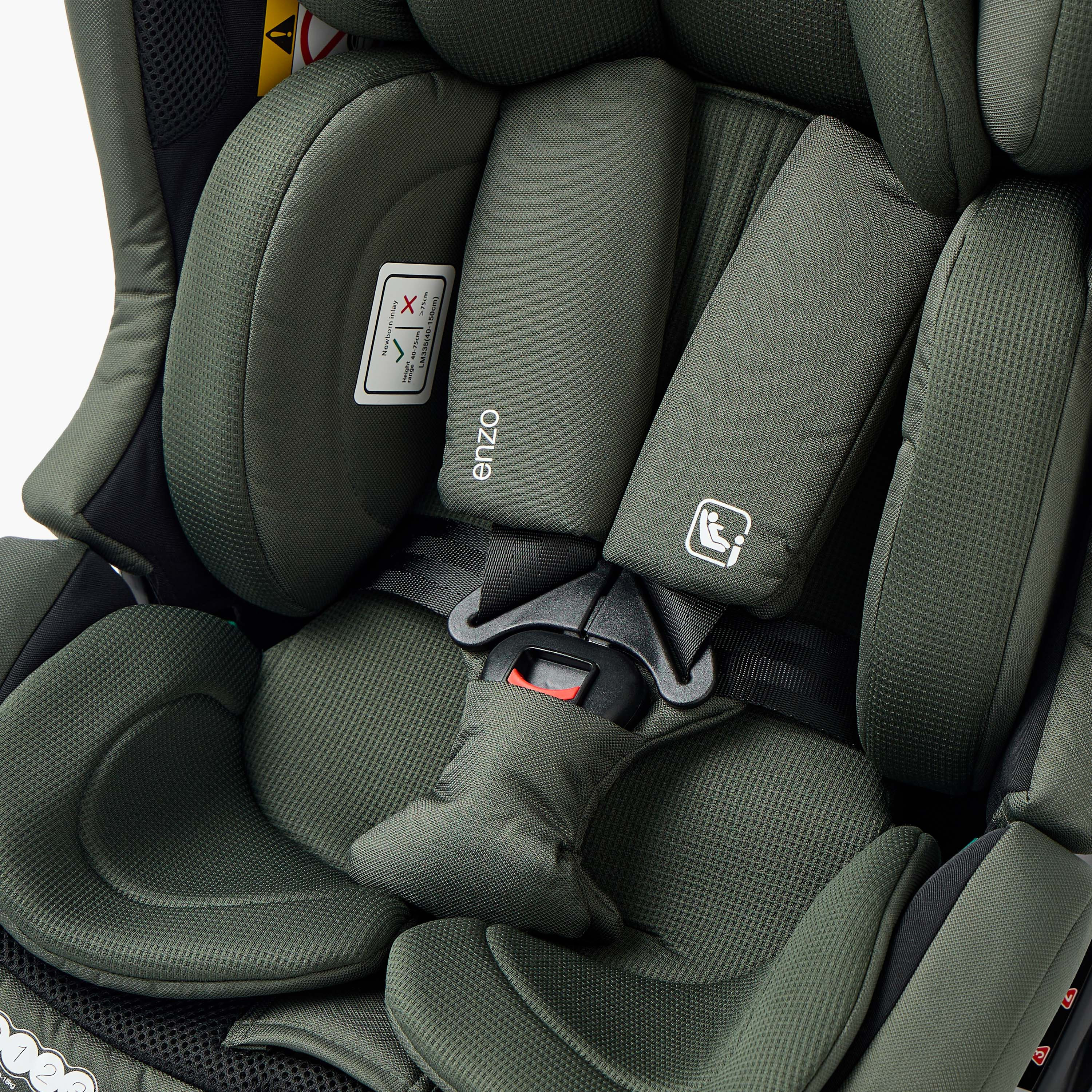 Juniors Enzo Baby Car Seat with Adjustable Headrest and Breathable Fabric-baby-gear-carseats-image-14