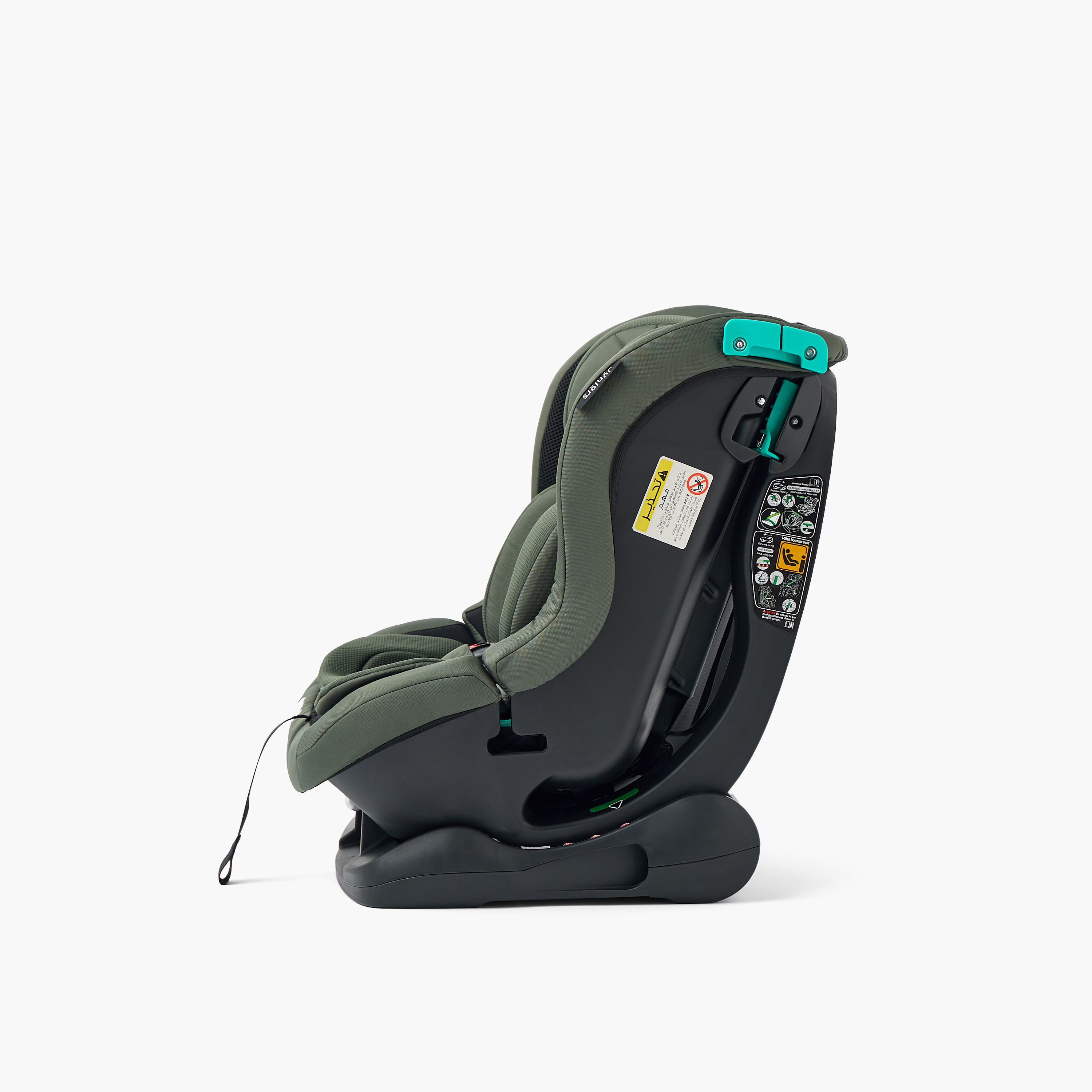 Juniors Enzo Baby Car Seat with Adjustable Headrest and Breathable Fabric-baby-gear-carseats-image-4