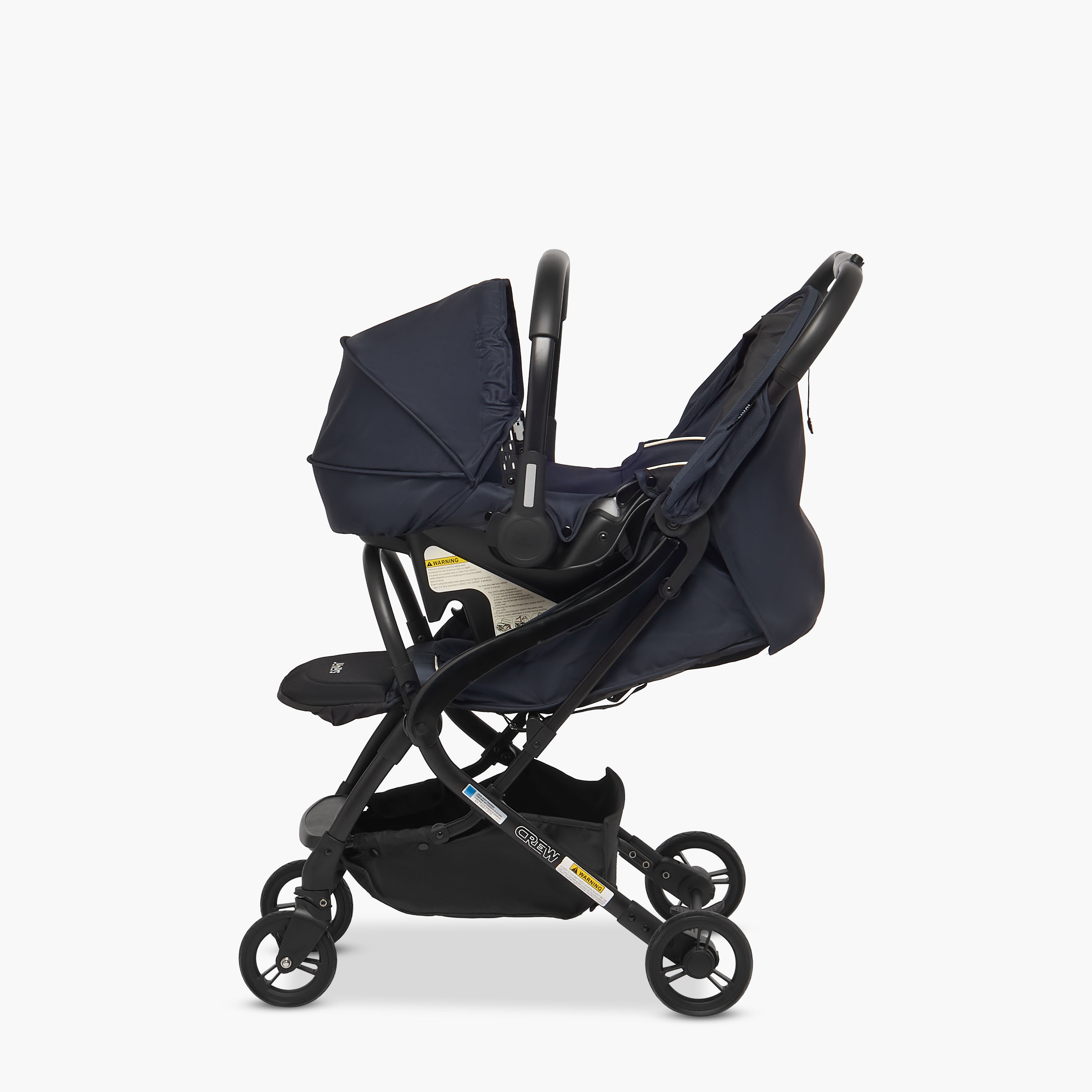 Juniors Crew Baby Travel System with Safety Harness, Stroller-baby-gear-strollersandprams-travelsystems-image-3