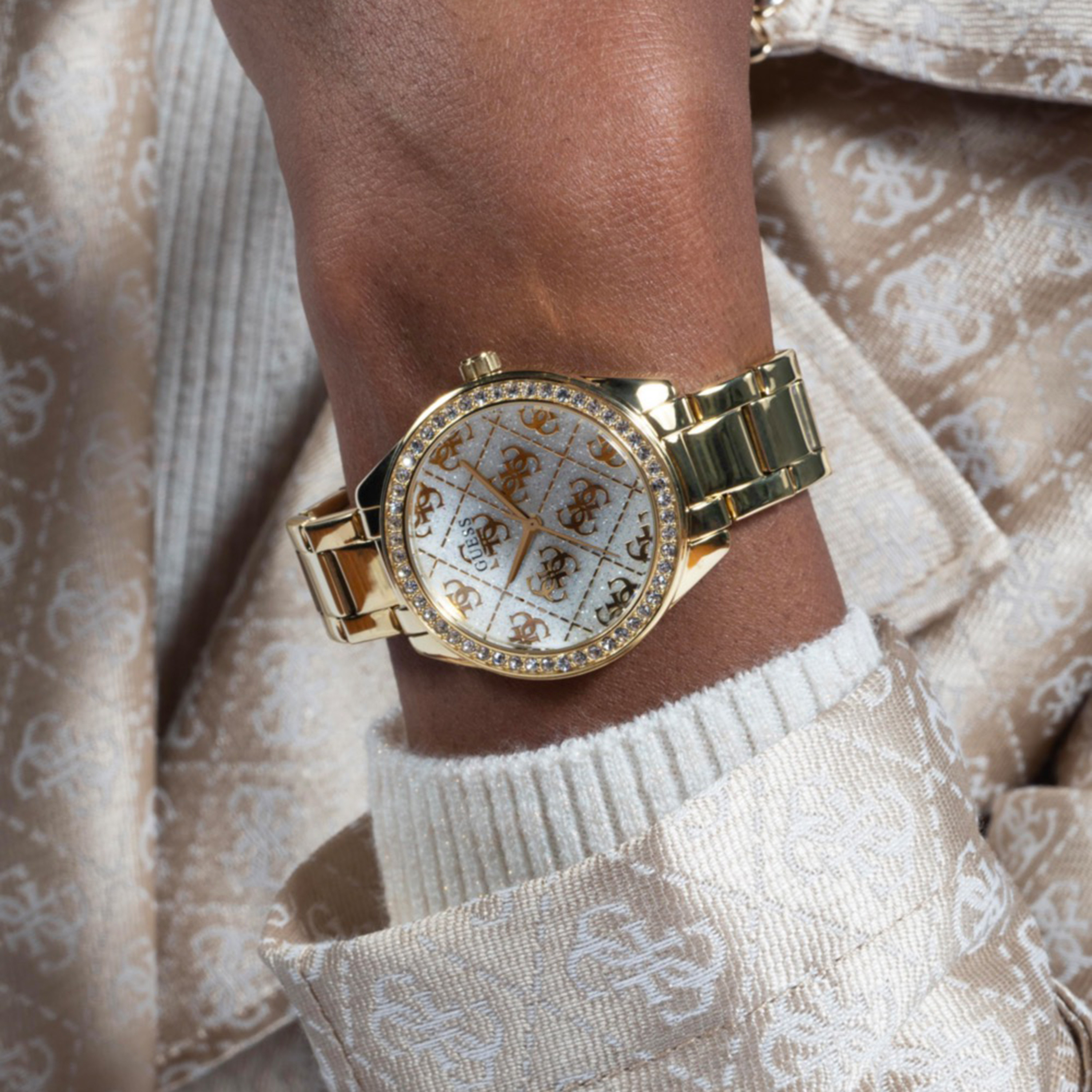 جيس ساعة نسائية ذهبية مرصعة بالكريستال-women-watchesandjewellery-watches-image-5