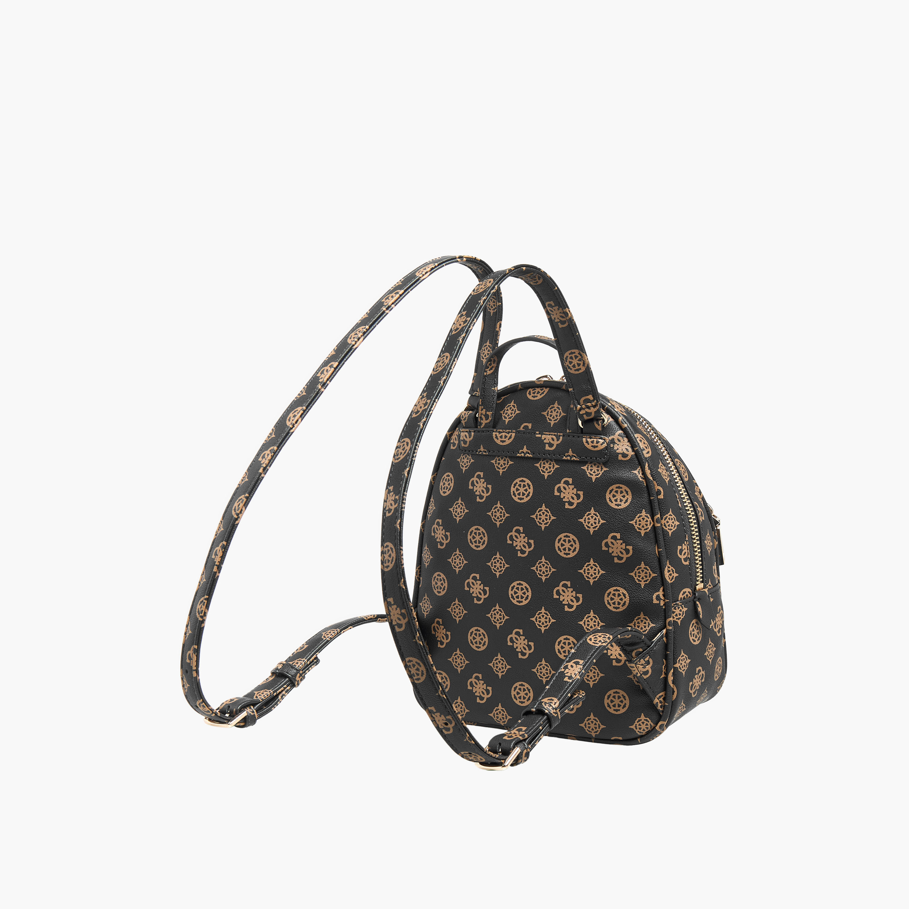 Guess Manhattan Monogram Print Backpack with Zip Closure-women-bagsandwallets-backpacks-image-4