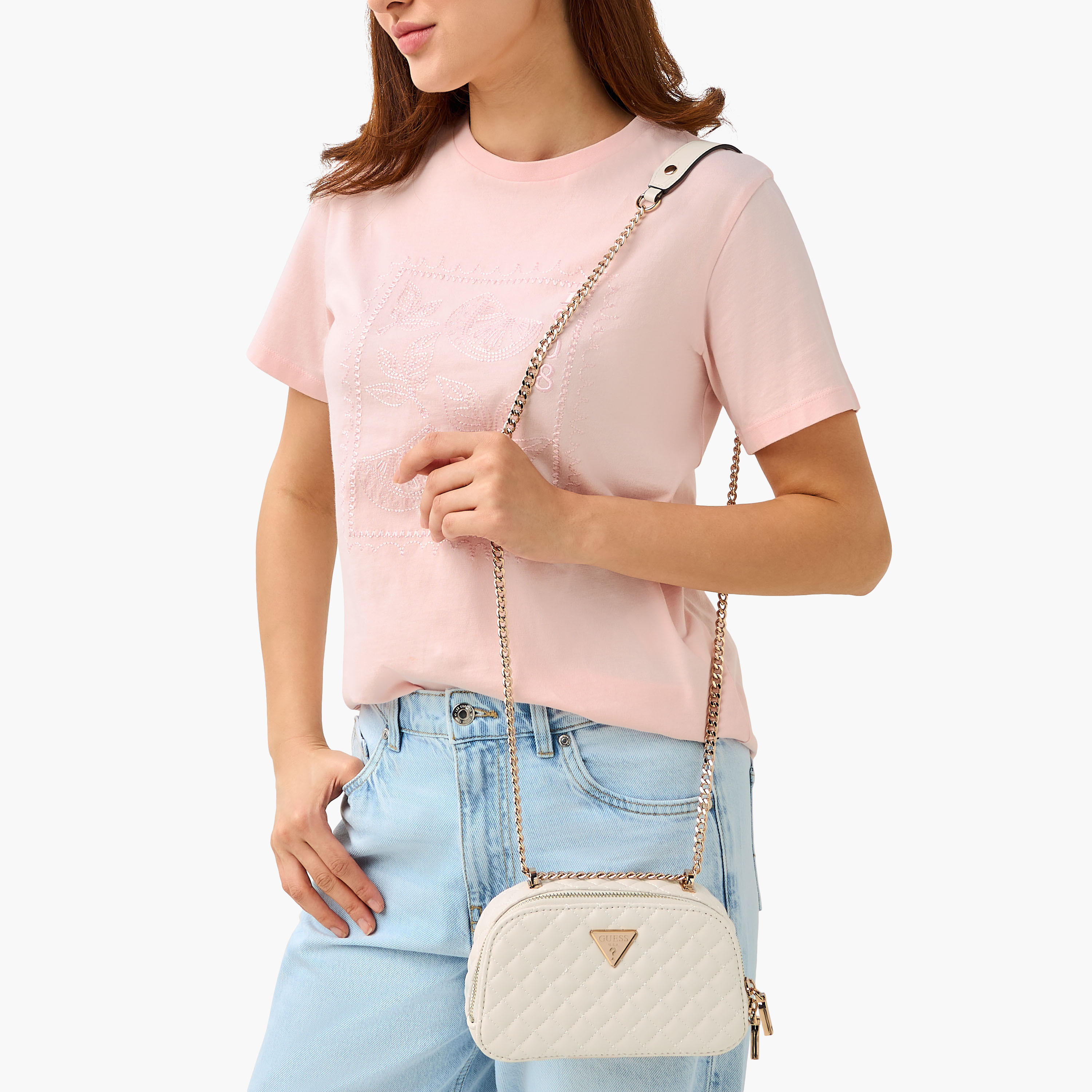 Guess Eco Rianee Quilted Crossbody Bag with Chain Strap-women-bagsandwallets-handbags-image-2