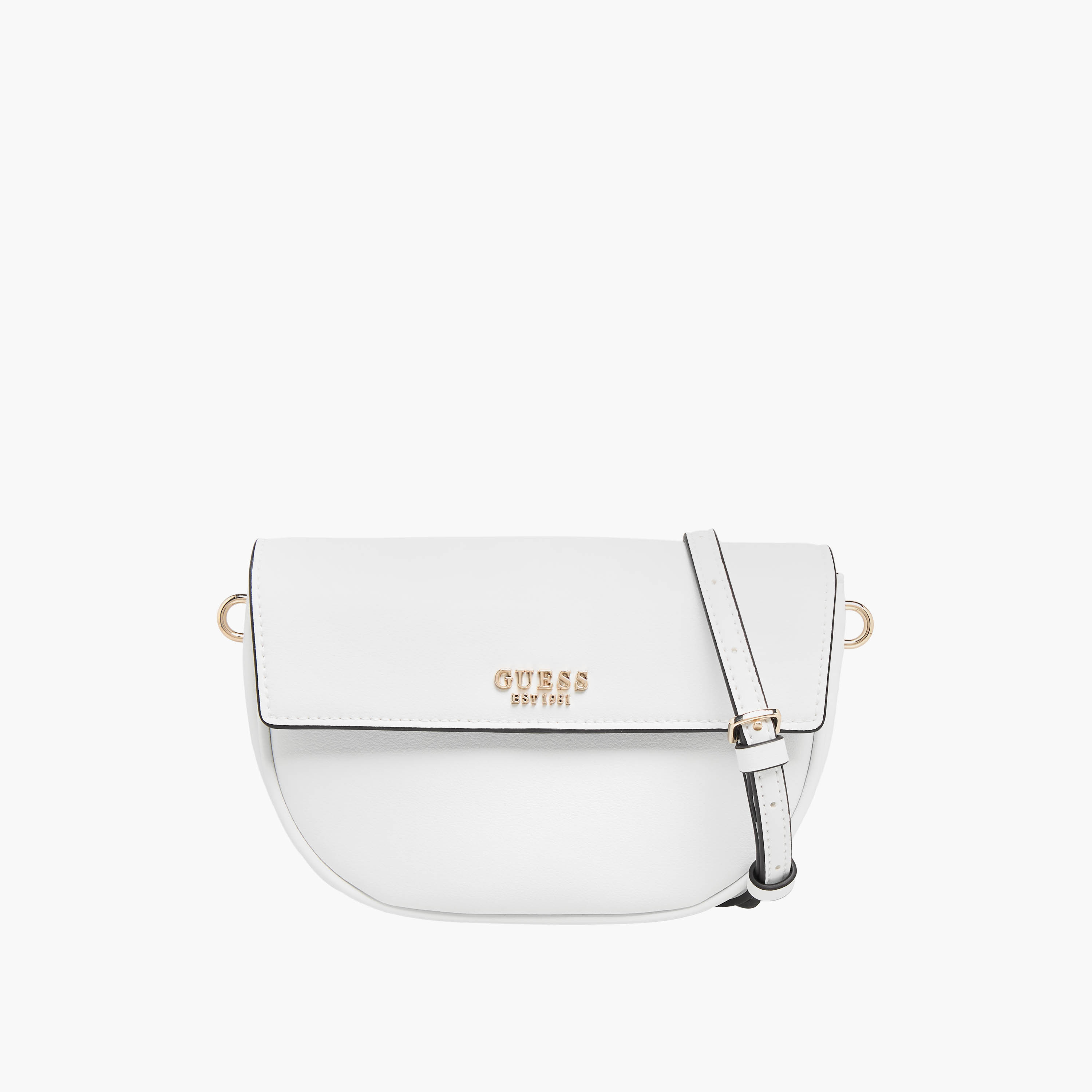 Guess Cerelia Textured Shoulder Bag with Button Closure-women-bagsandwallets-handbags-image-1