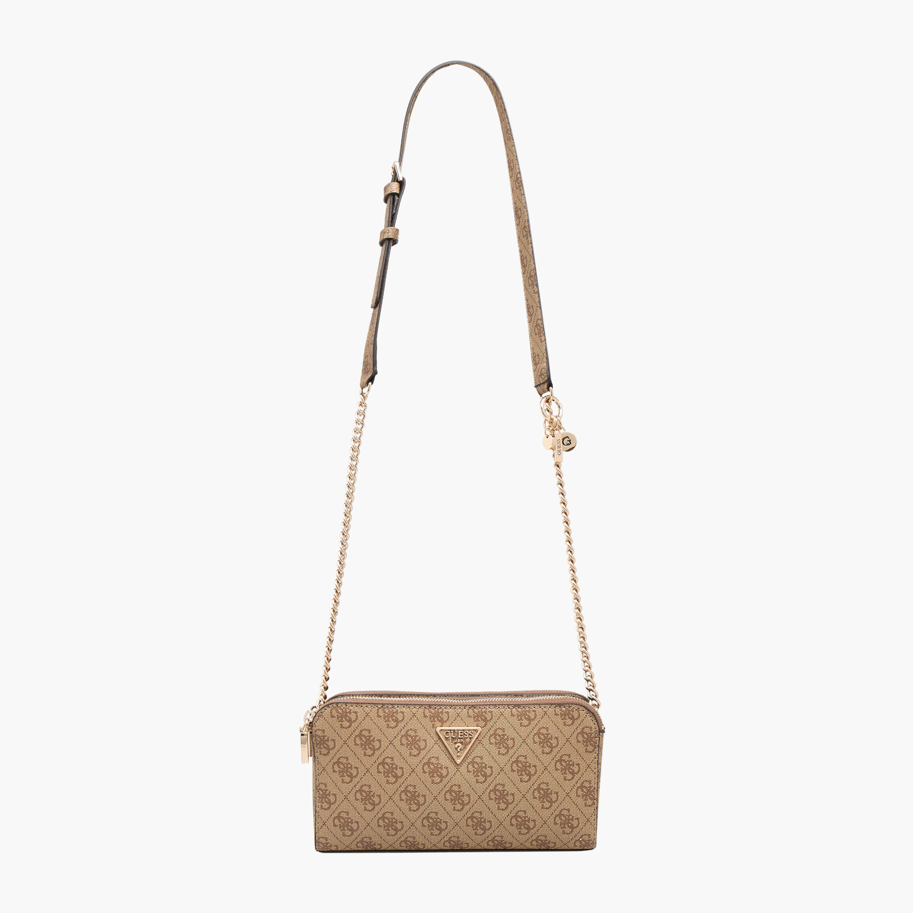 Guess Monogram Print Crossbody Bag with Chain Strap-women-bagsandwallets-handbags-image-3