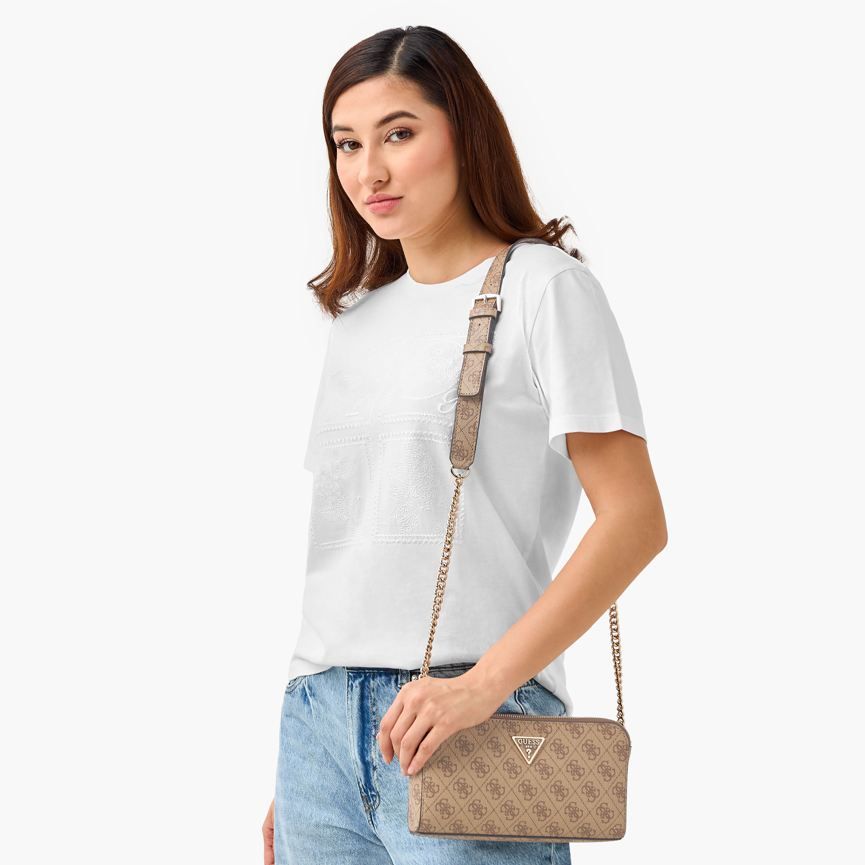 Guess Monogram Print Crossbody Bag with Chain Strap-women-bagsandwallets-handbags-image-2