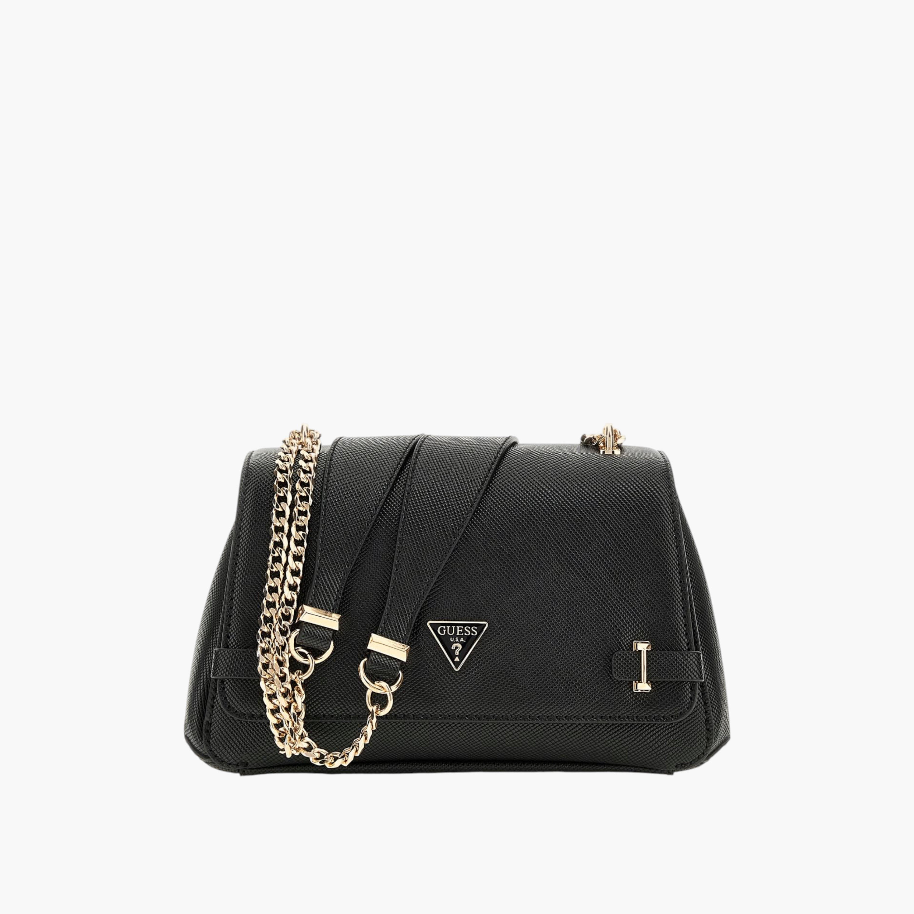 Guess ROSALBA CONVERTIBLE Flap Crossbody Bag with Chain-women-bagsandwallets-handbags-image-1