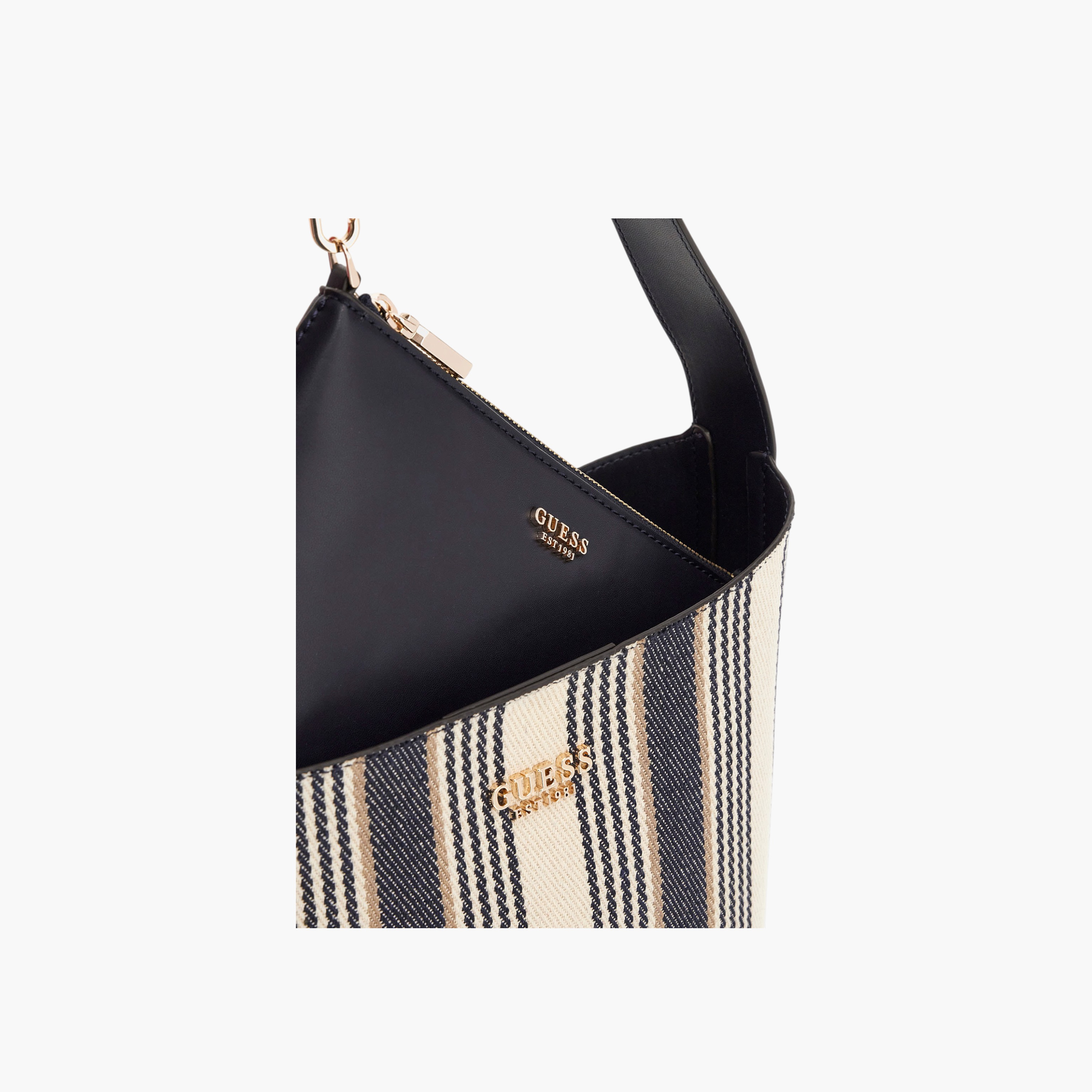 Guess NICOLETTE LRG Striped Shoulder Bag with Pouch-women-bagsandwallets-handbags-image-4