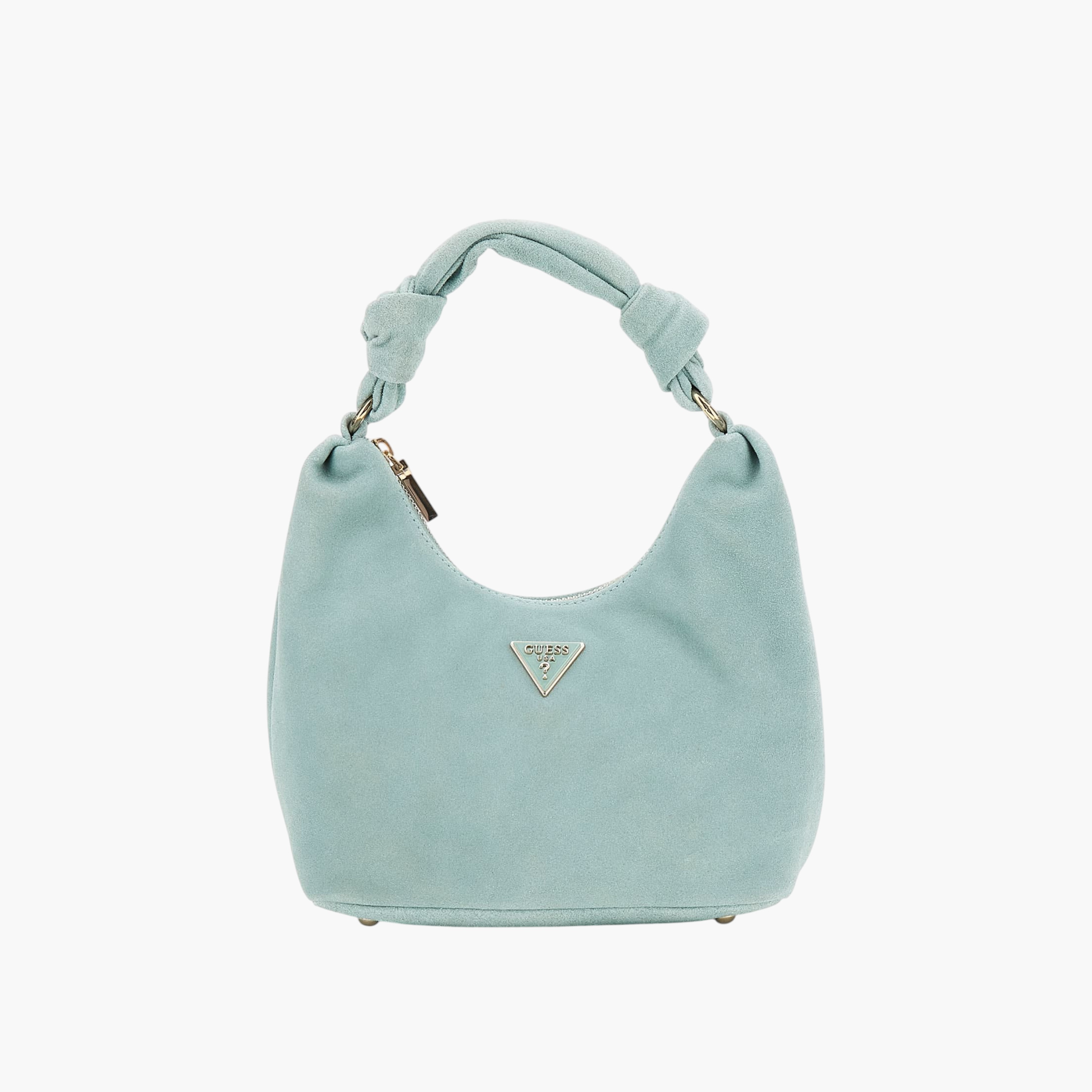 Guess ISOTTA Suede Knot Handle Handbag-women-bagsandwallets-handbags-image-1