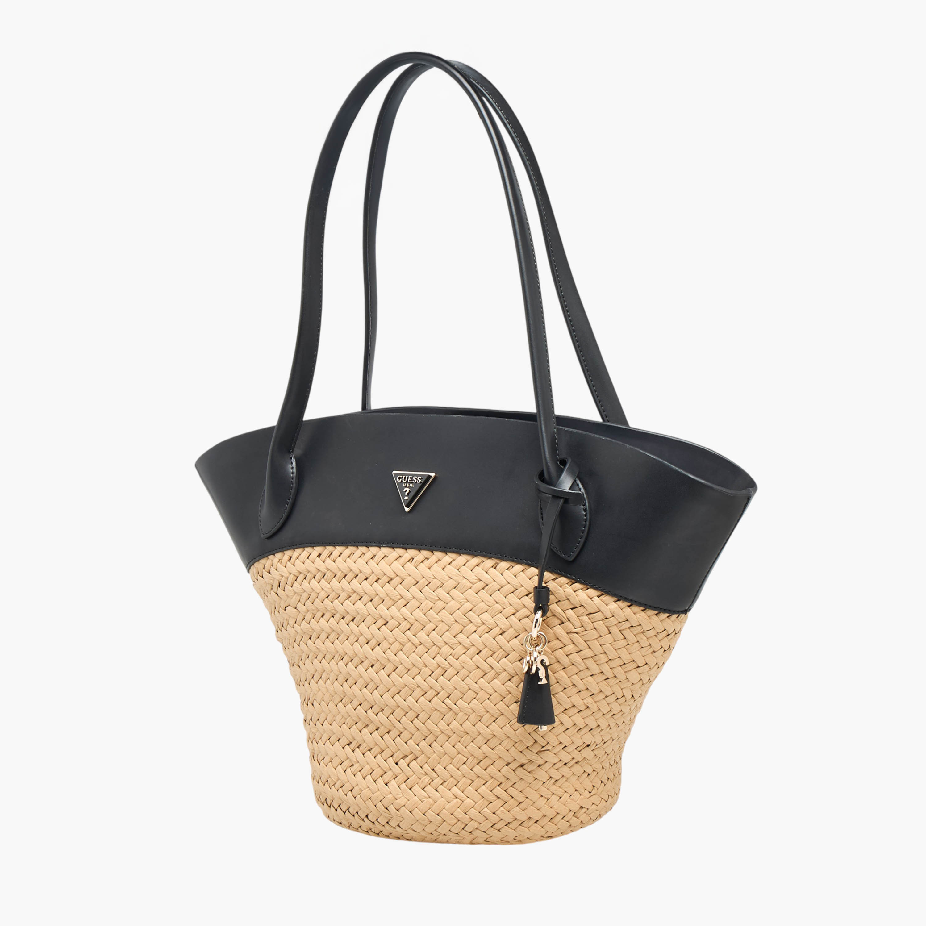 Guess Venere Weave Textured Tote Bag with Handles-women-bagsandwallets-handbags-image-3