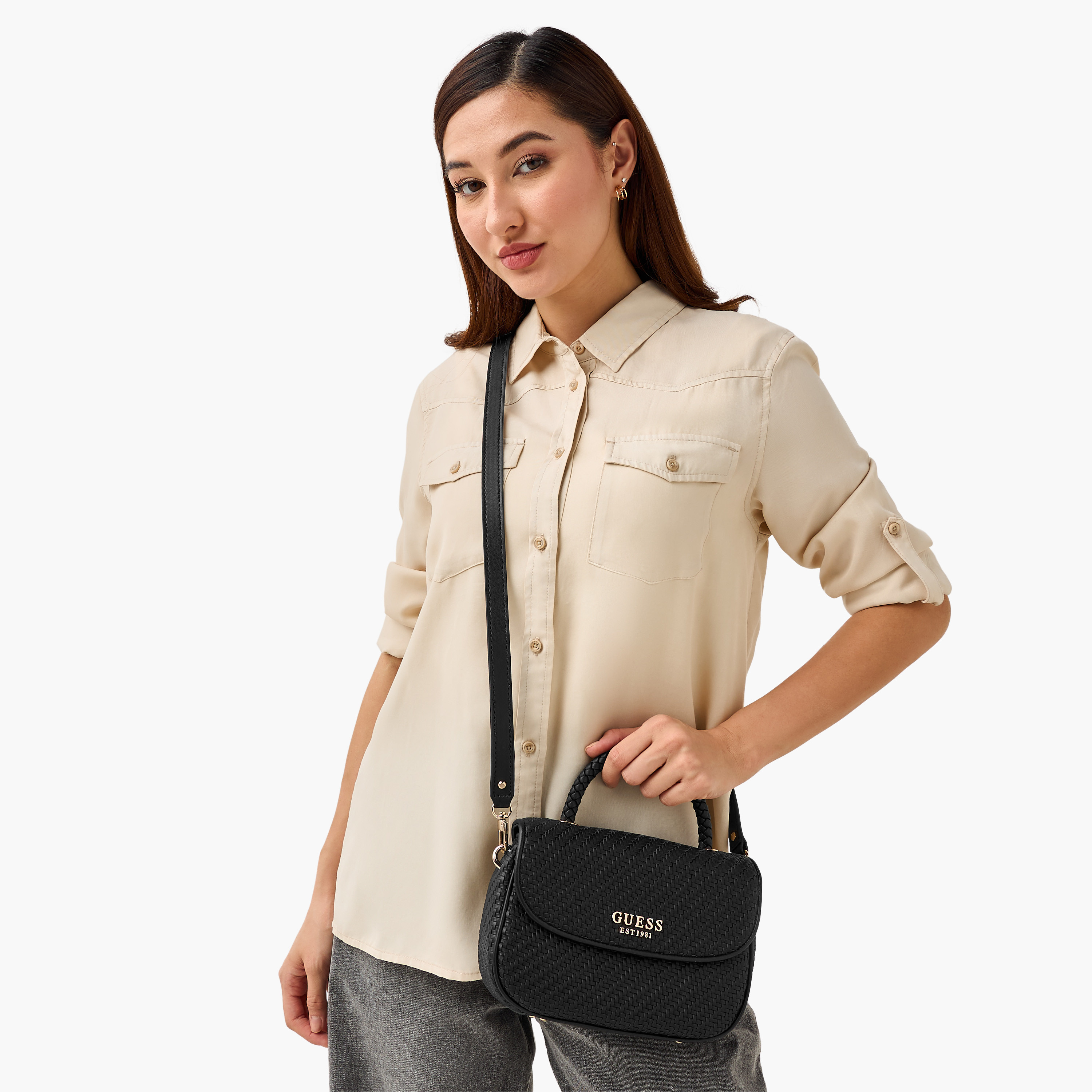 شنطة كروس بودي بمقبض مضفّر مع زر إغلاق ميرِيما من جيس-women-bagsandwallets-handbags-image-2