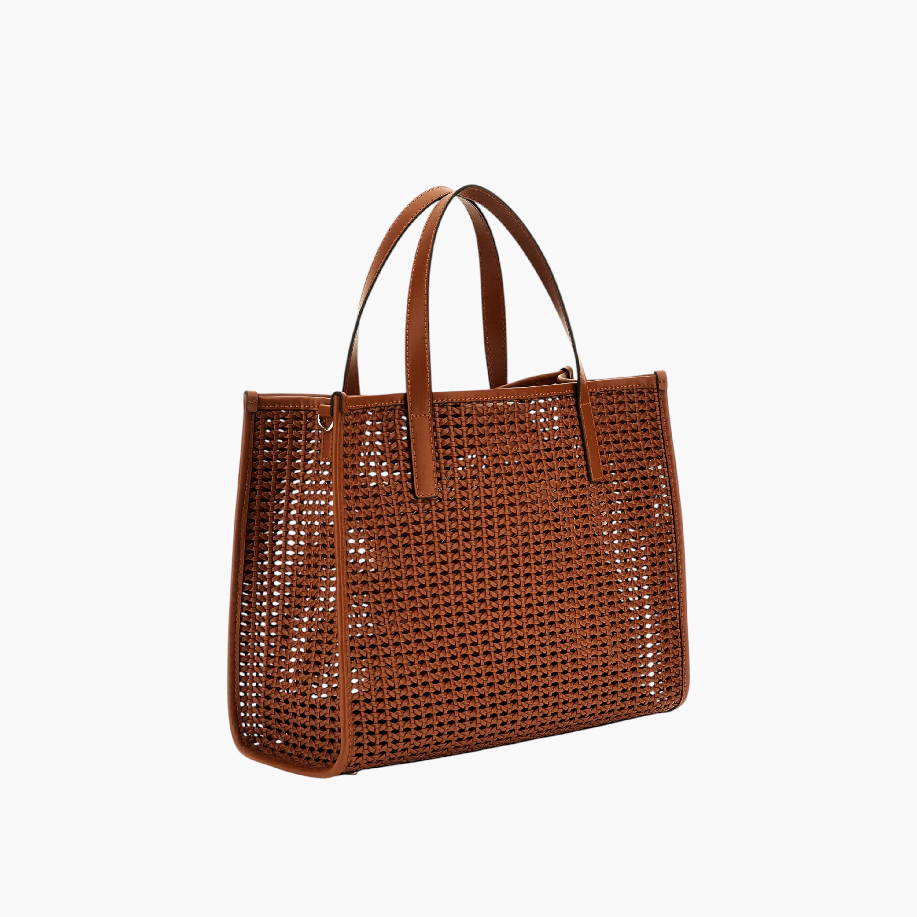 Guess BRIGITTA 2 Woven Tote Bag with Pouch-women-bagsandwallets-handbags-image-3