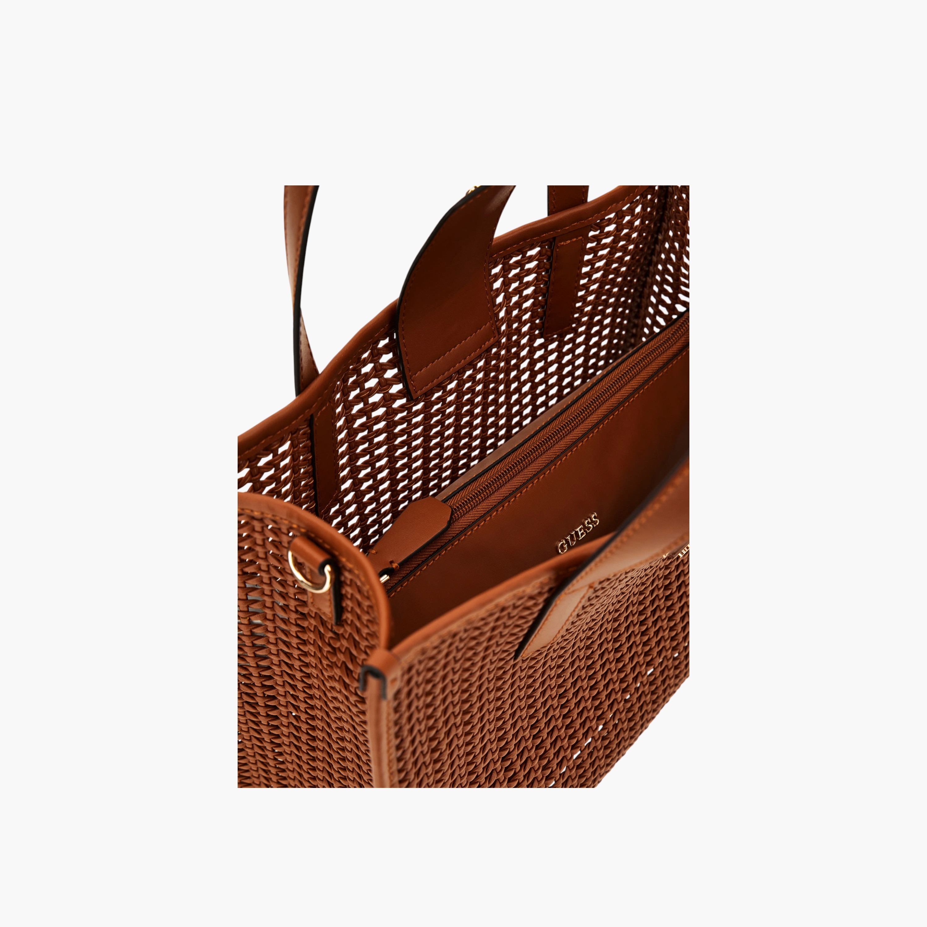 Guess BRIGITTA 2 Woven Tote Bag with Pouch-women-bagsandwallets-handbags-image-4
