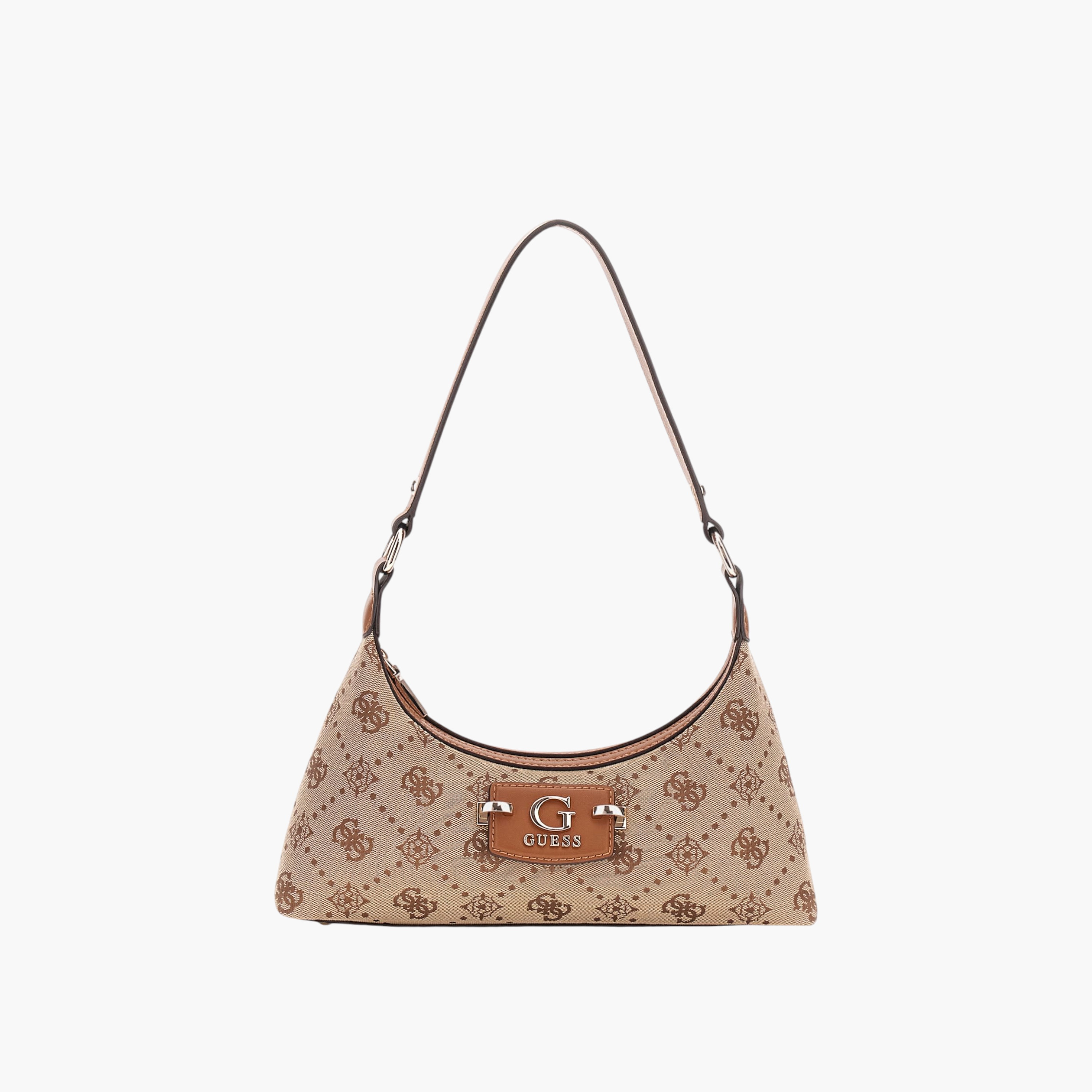 Guess NEDA Monogram Shoulder Bag Zip Closure-women-bagsandwallets-handbags-image-1