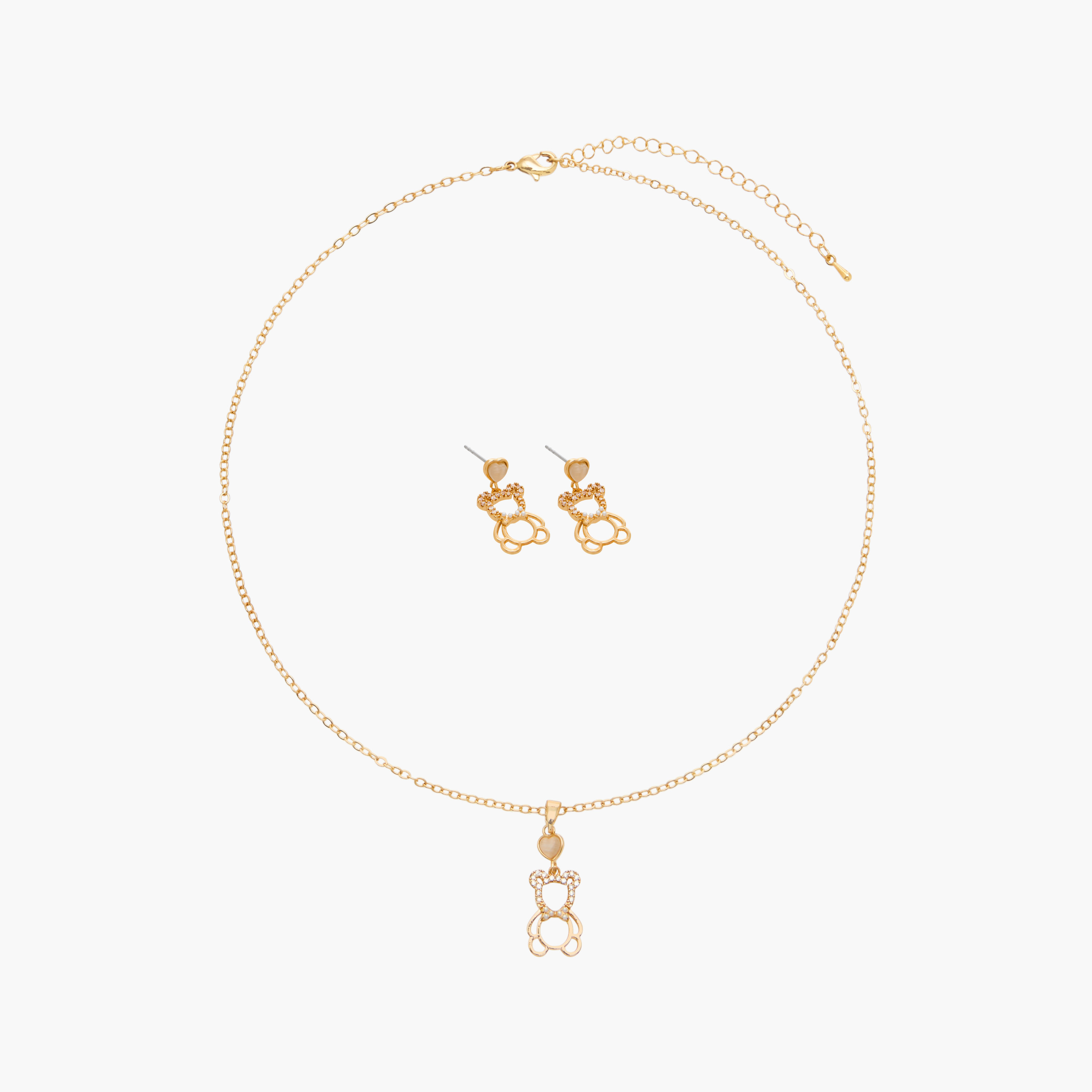 Charmz Necklace with Earrings-girls-accessories-jewellery-image-1