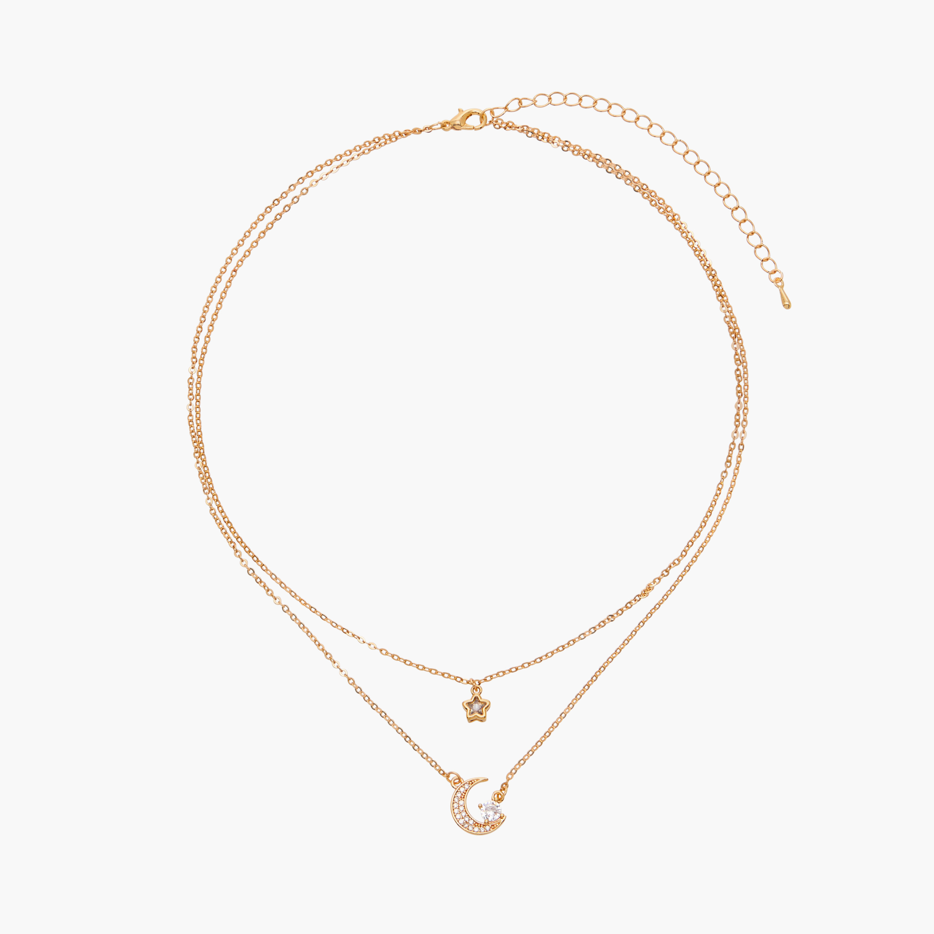 Charmz Layered Necklace with Pendants-girls-accessories-jewellery-image-1