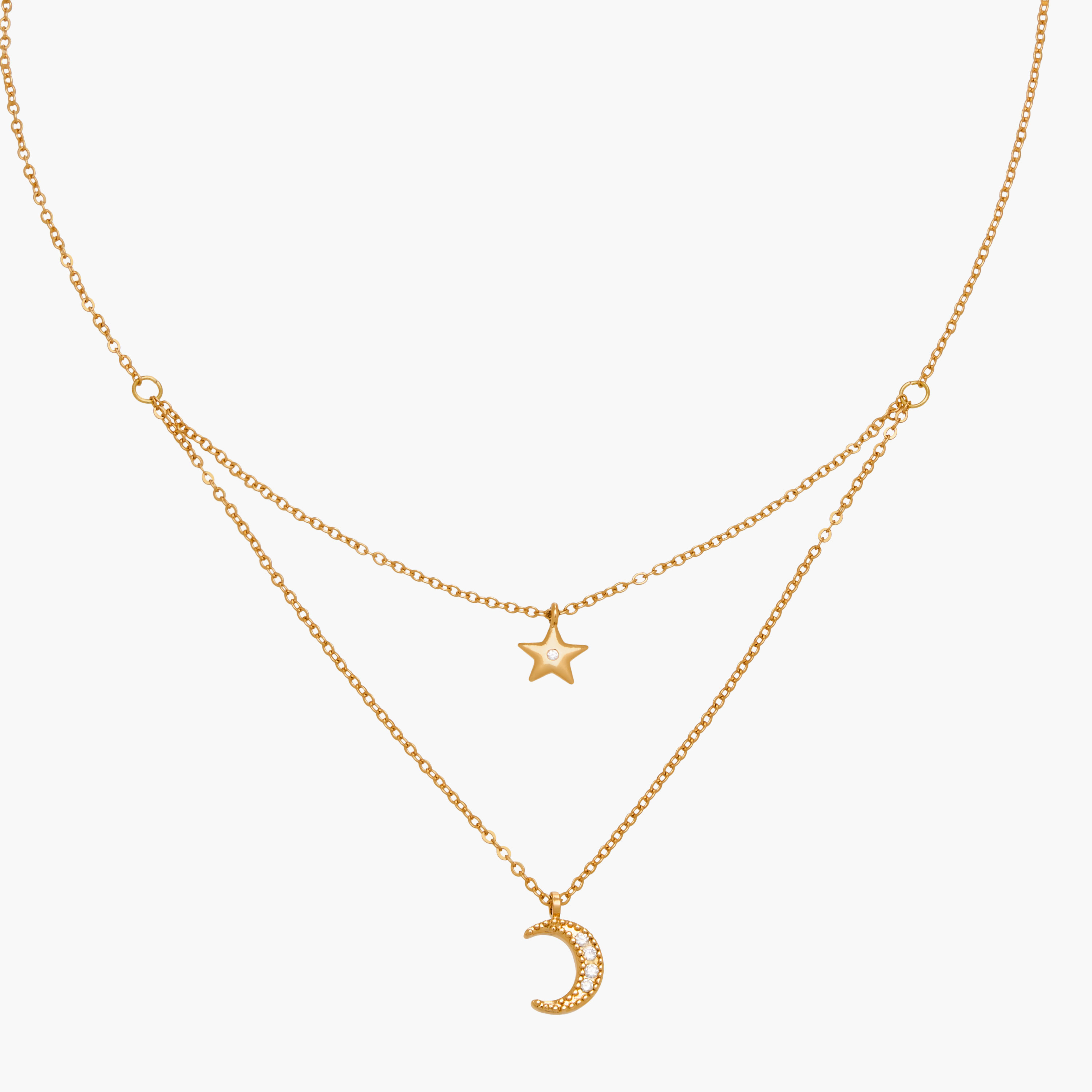 Charmz Layered Necklace with Lobster Clasp Closure-girls-accessories-jewellery-image-2