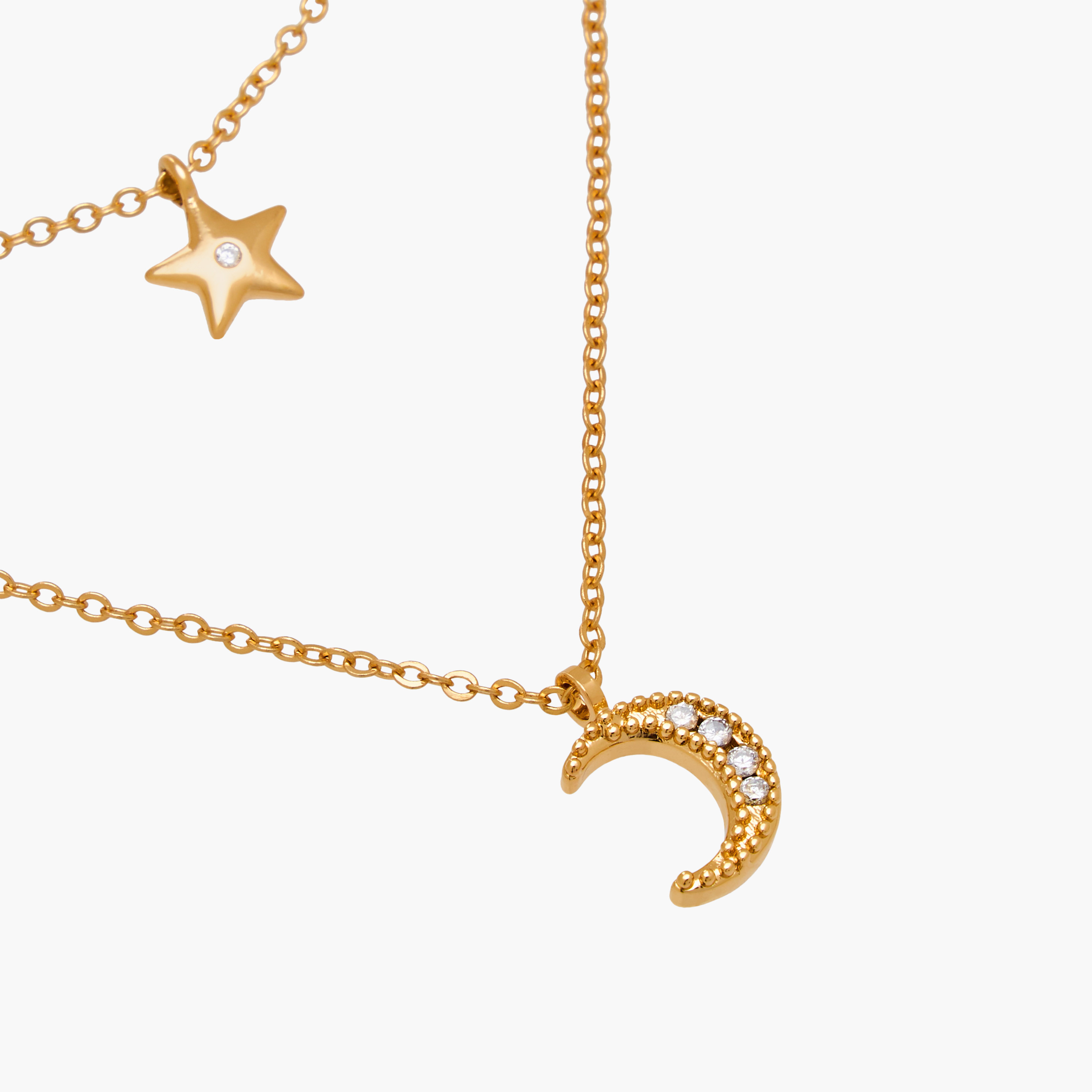 Charmz Layered Necklace with Lobster Clasp Closure-girls-accessories-jewellery-image-3