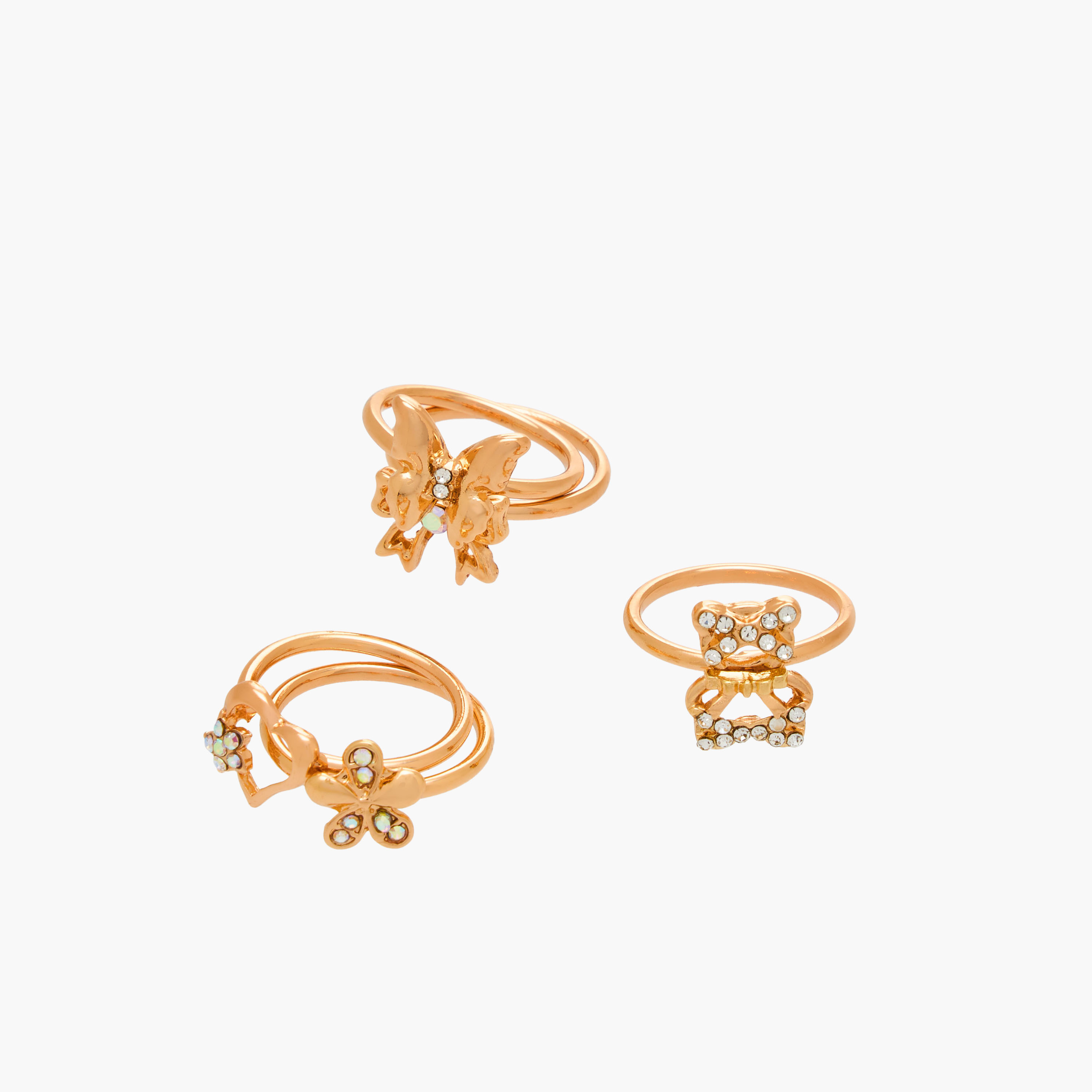 خواتم مزينة من تشارمز - طقم من 5 قطع-girls-accessories-jewellery-image-2